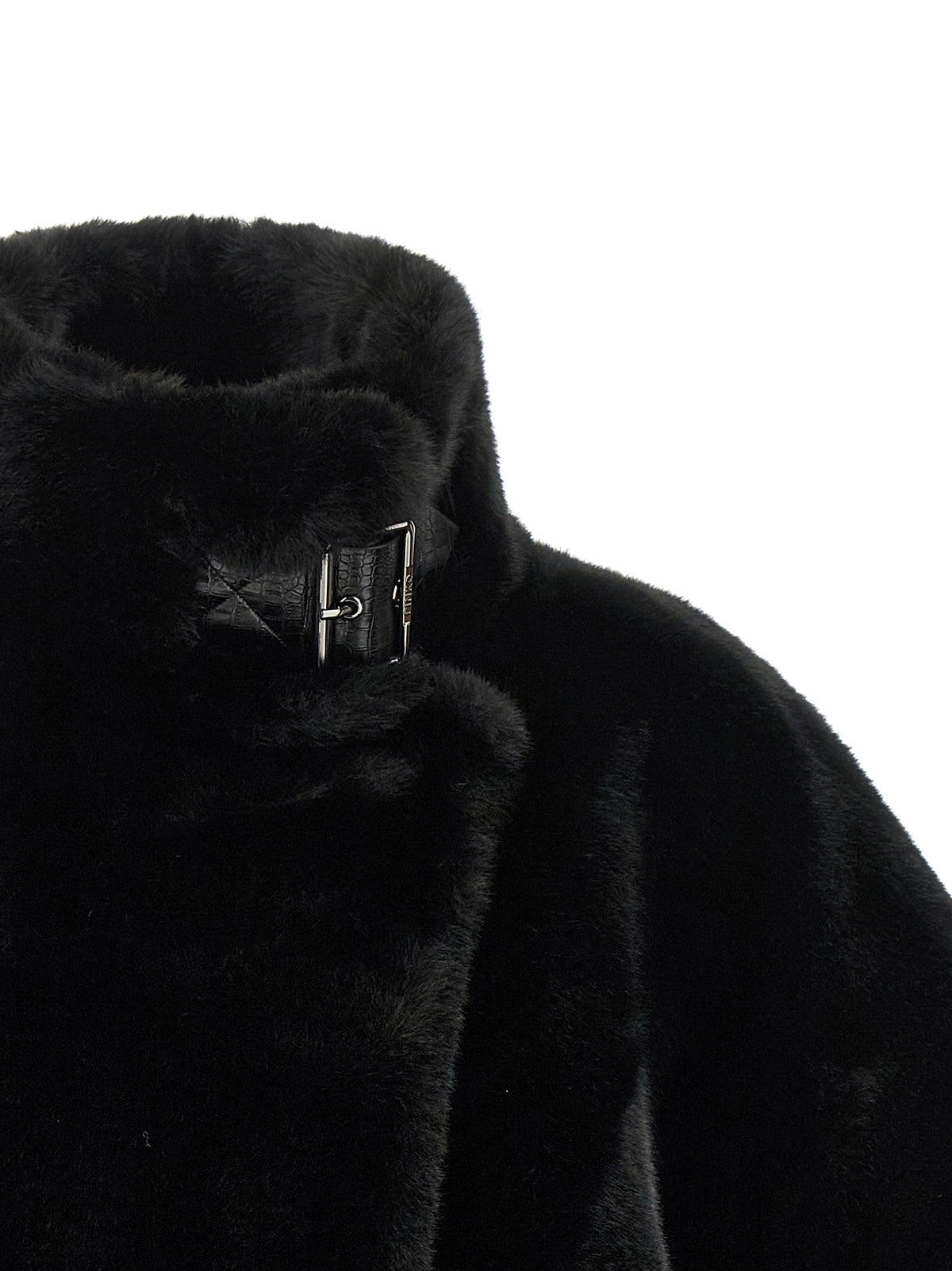 PINKO Schwarzer Polyester-Mantel