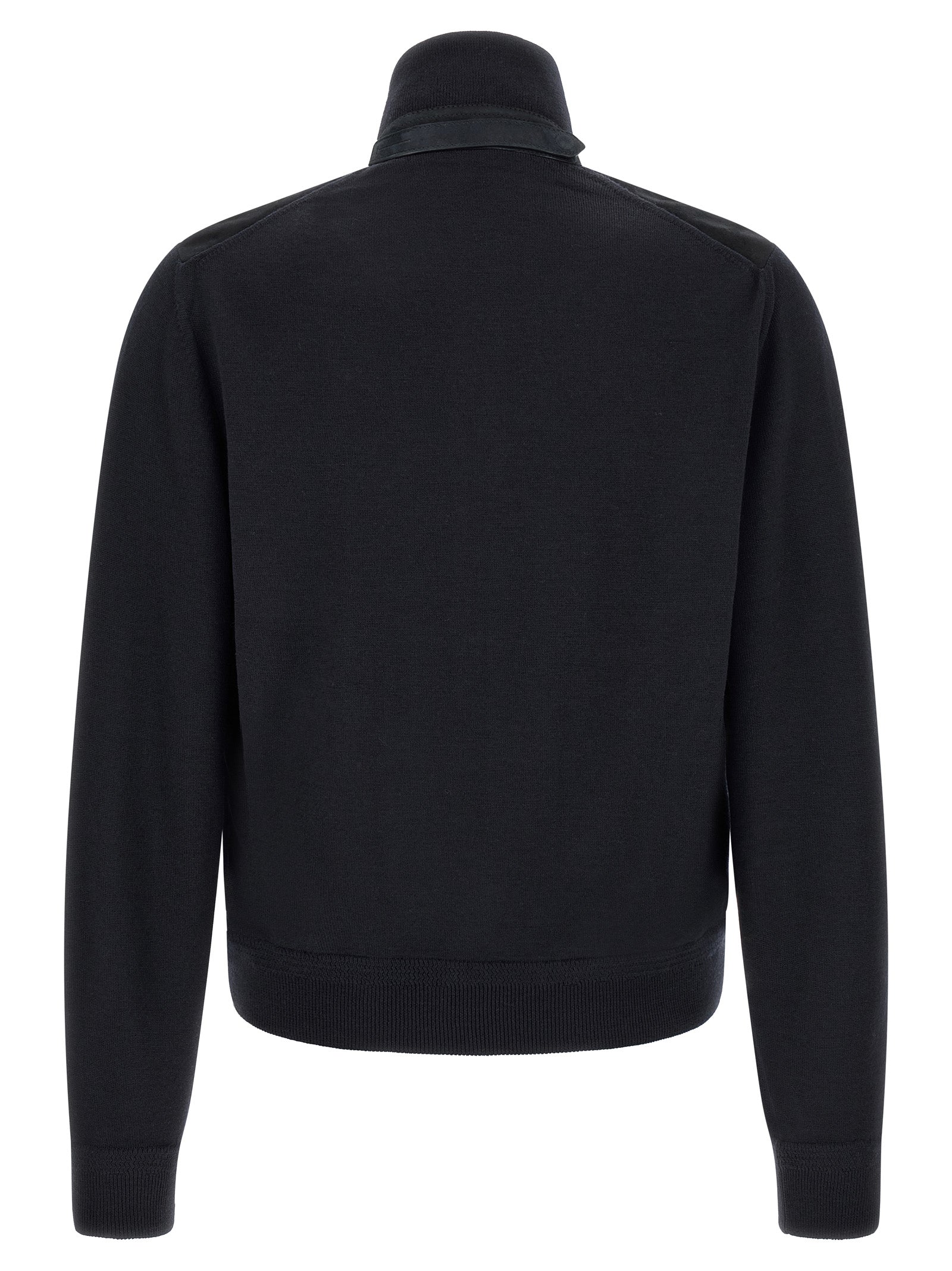 Tom Ford Blauer Wollcardigan