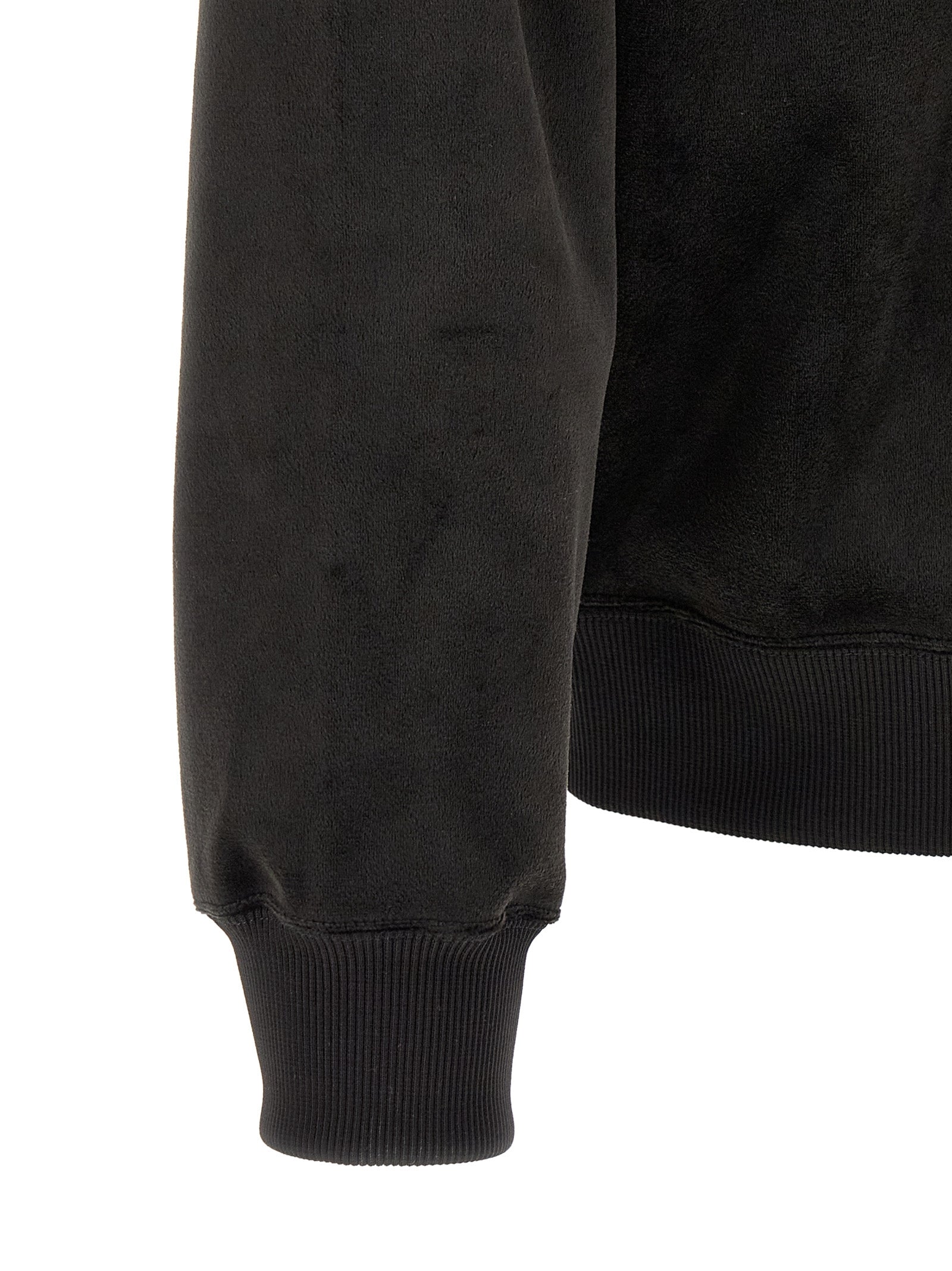 Y-3 Schwarzer Pullover aus recyceltem Polyester
