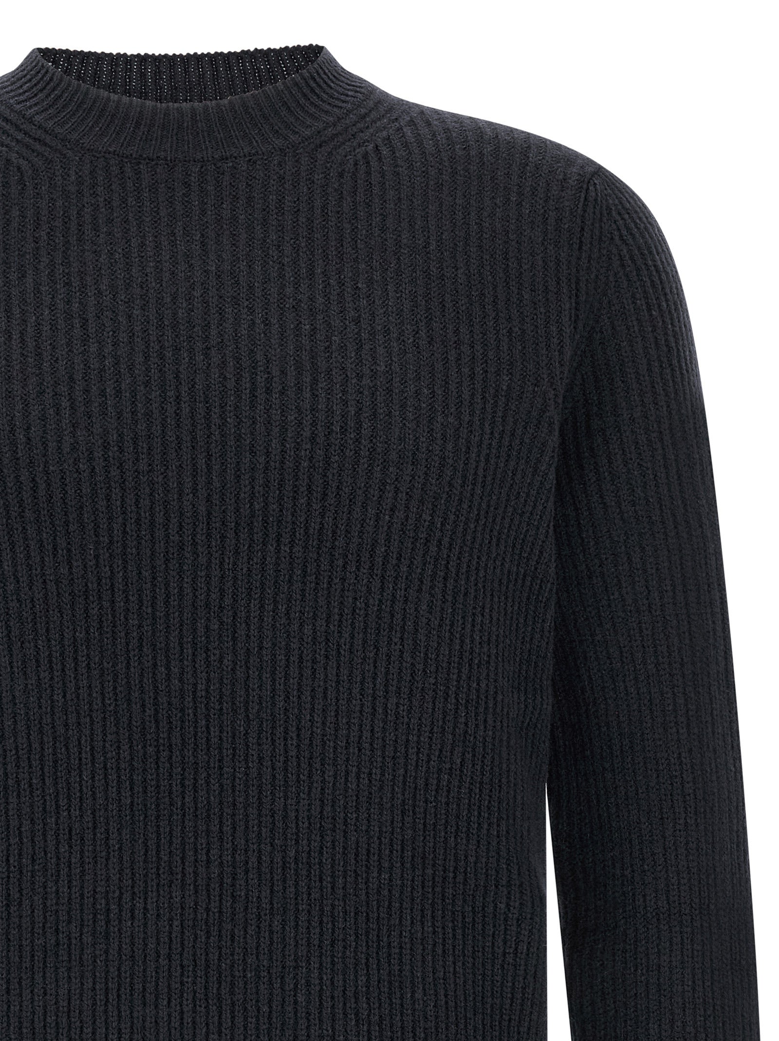 ZANONE Blauer Cardigan aus Schurwolle