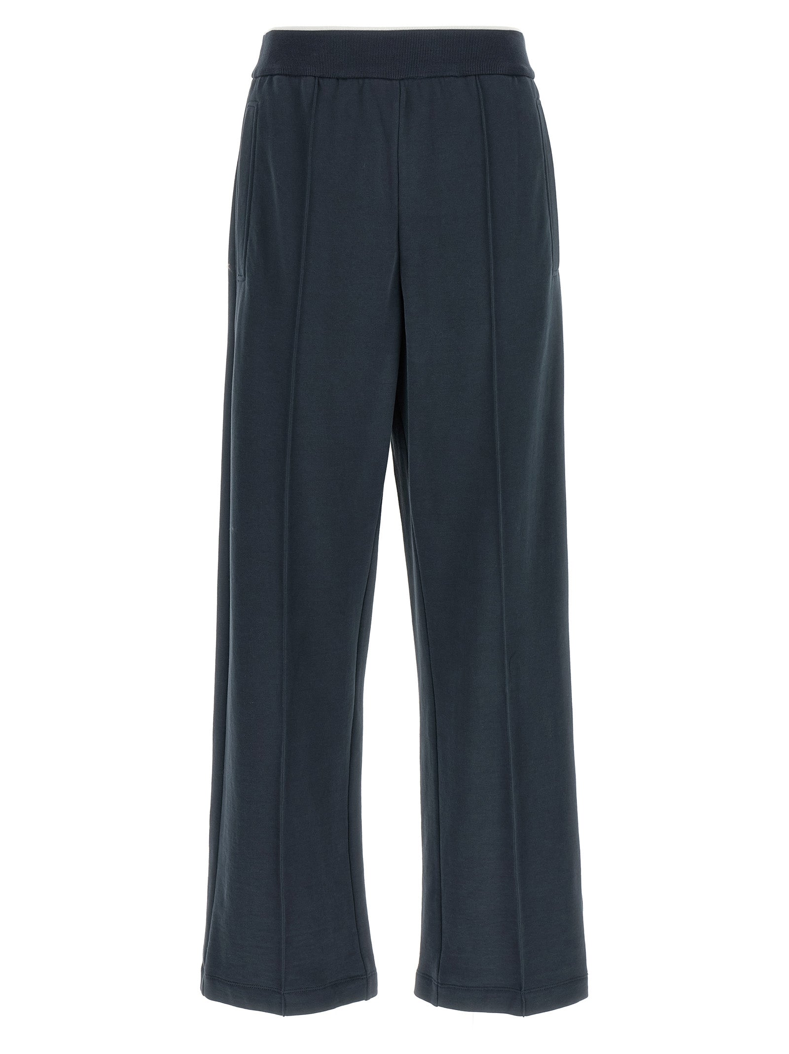 Brunello Cucinelli Blaue Baumwoll-Jogginghose (Trainingshose)