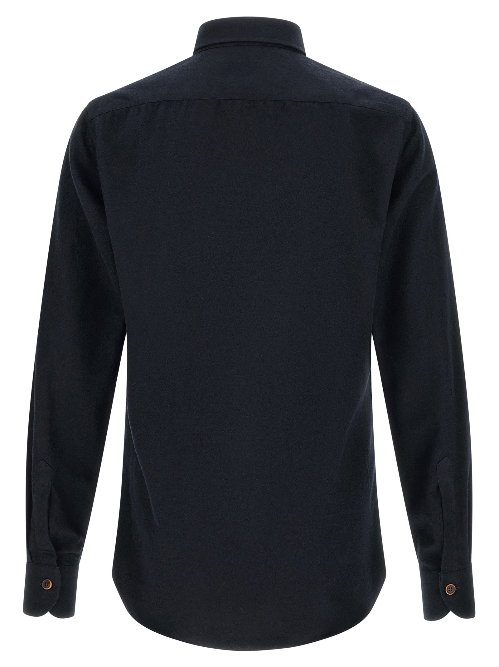 BORRIELLO Blaue Baumwollbluse