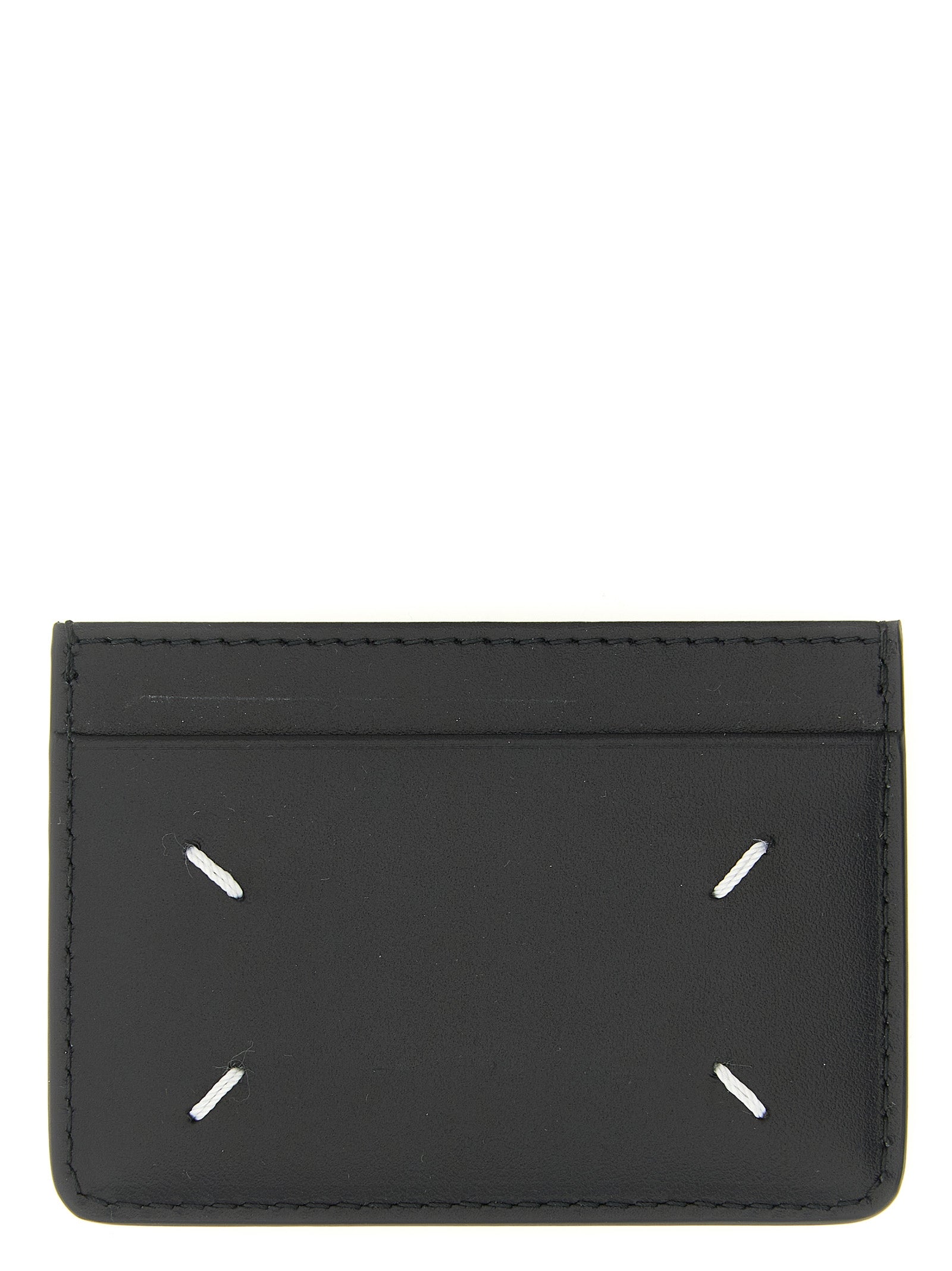 Maison Margiela Schwarzer Kalbsleder-Kartenetui