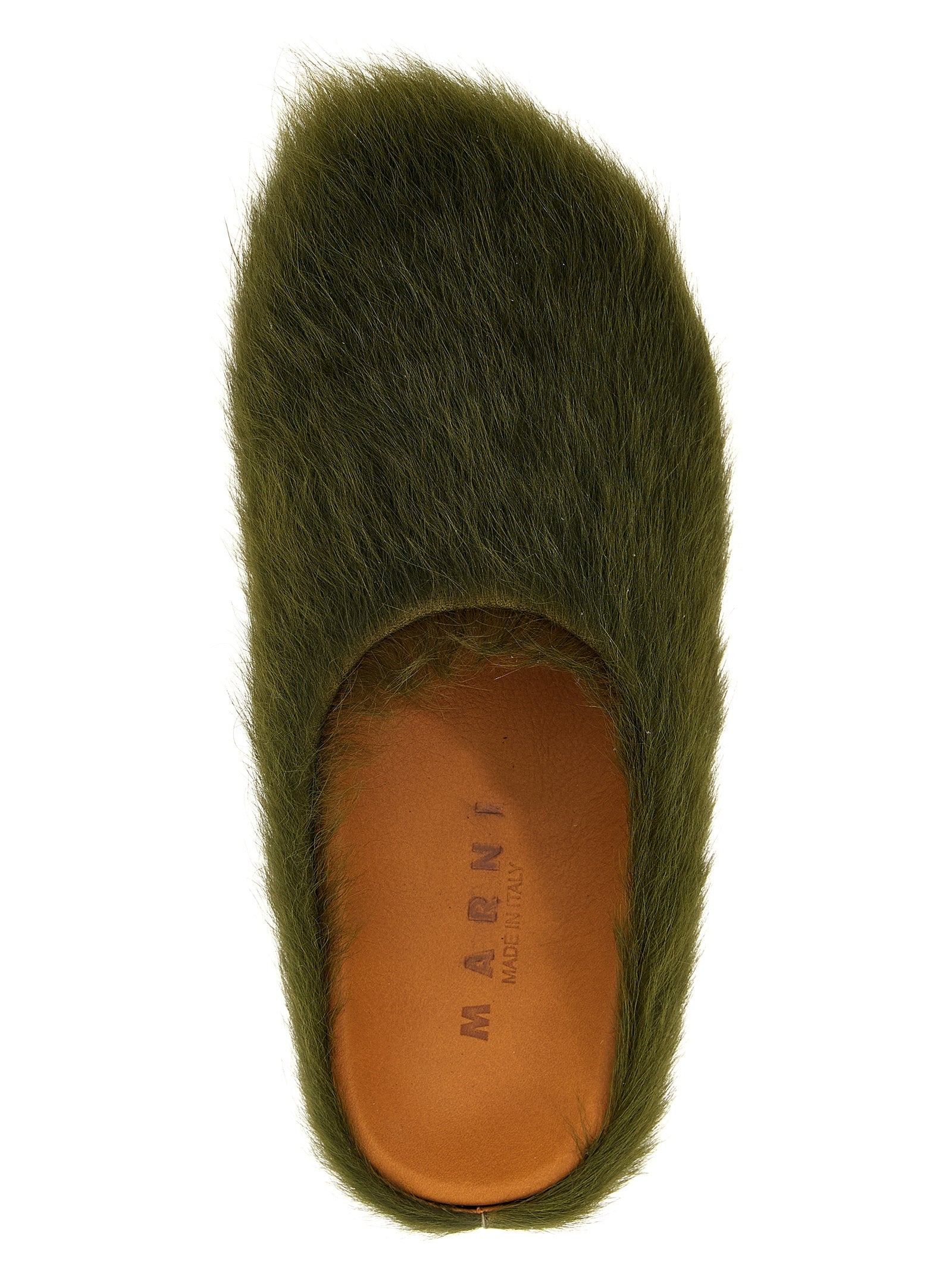 Marni Mules aus Kalbsleder in Bicolor-Optik