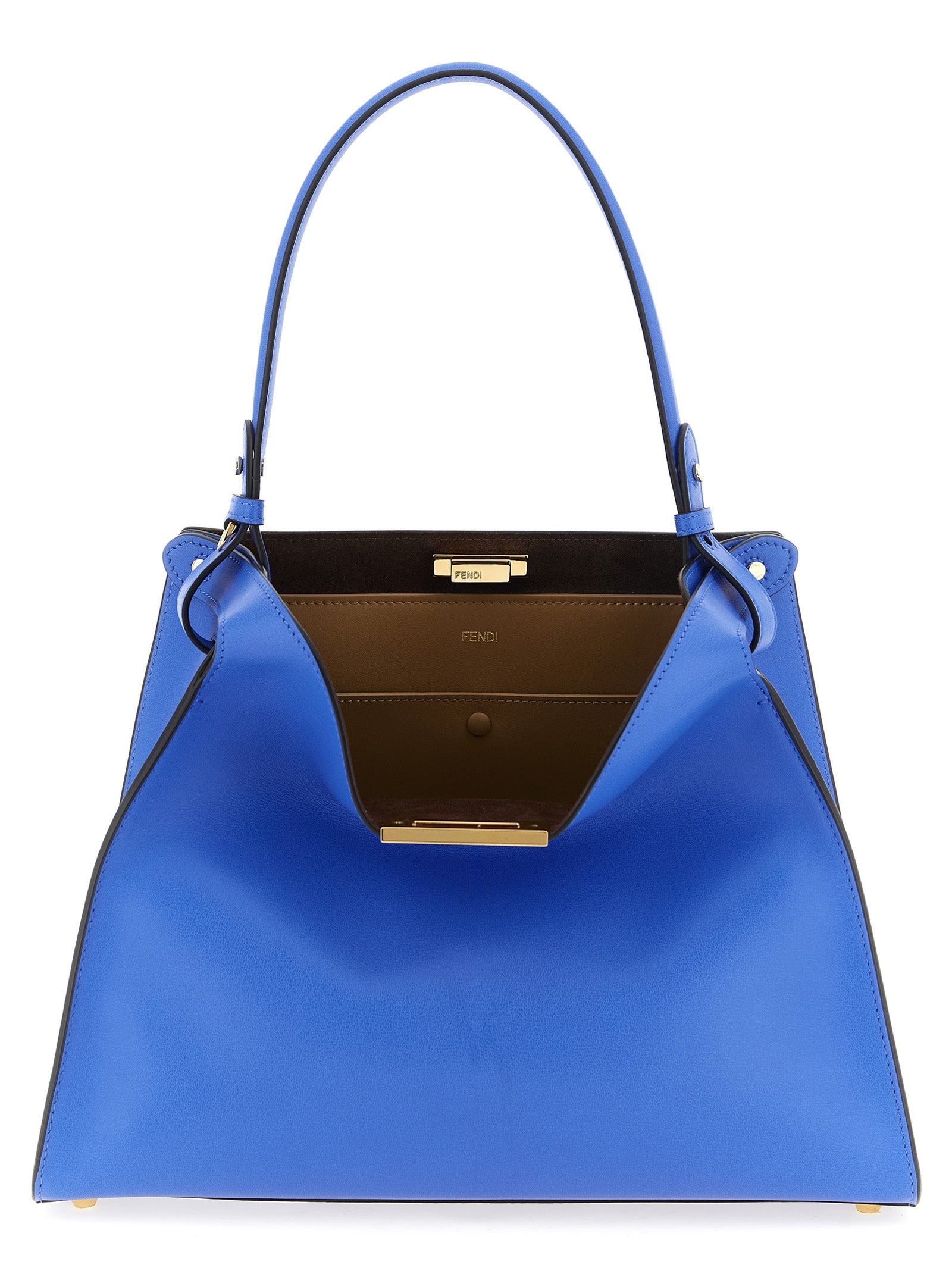 Fendi Handtasche aus blauem Kalbsleder