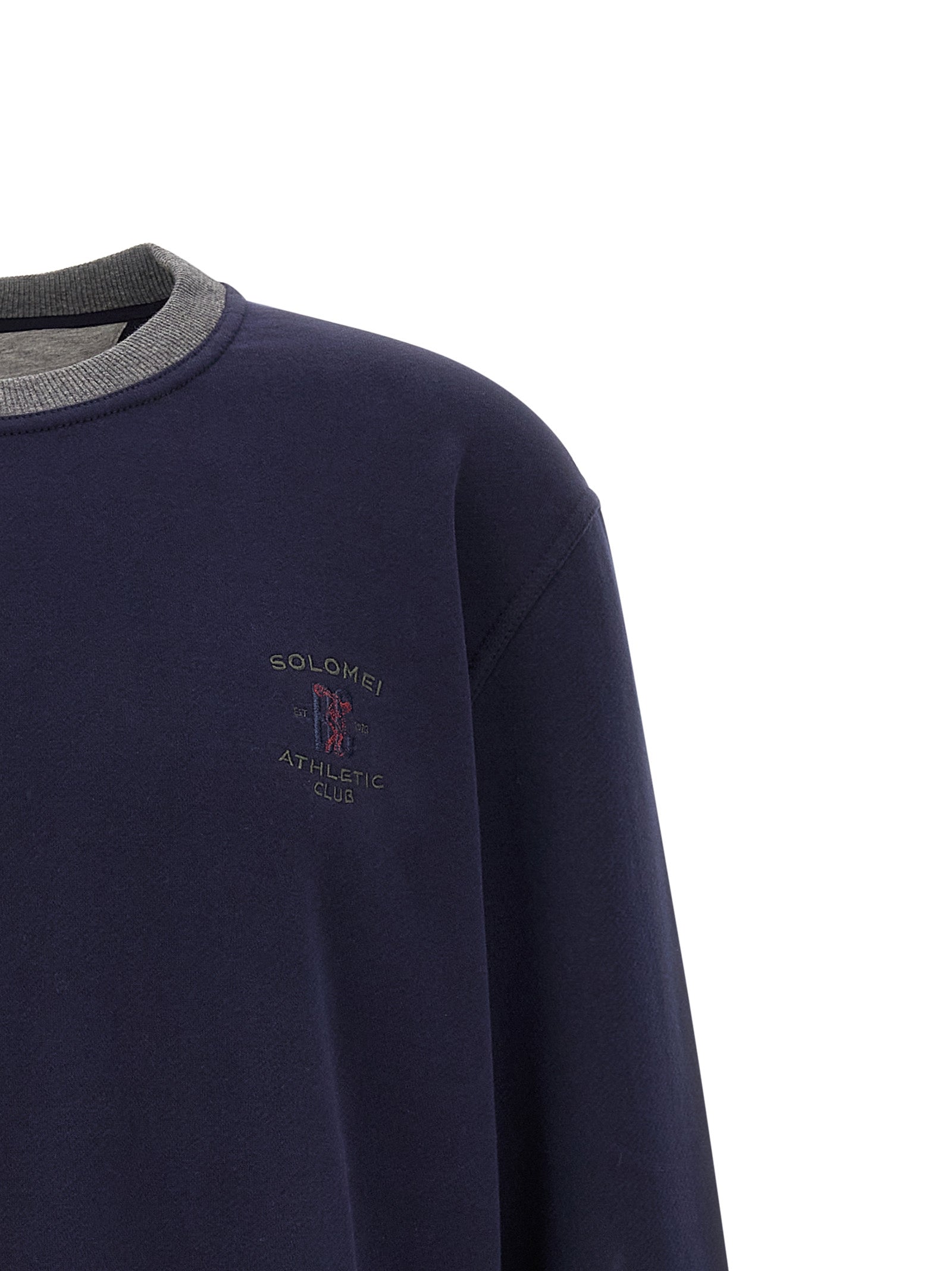Brunello Cucinelli Blauer Baumwoll-Sweatshirt