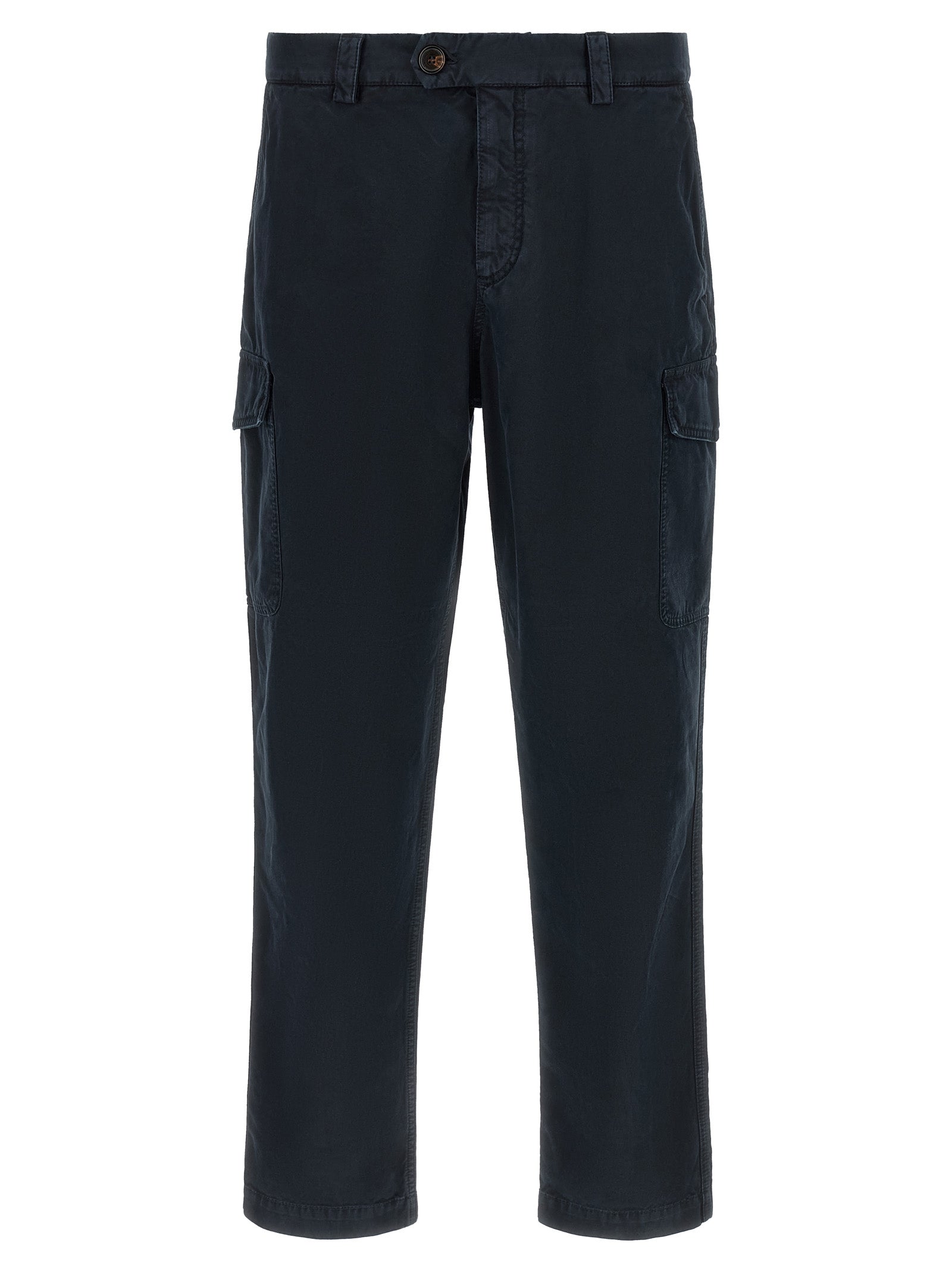 Brunello Cucinelli Zweifarbige Cargohose aus Baumwolle