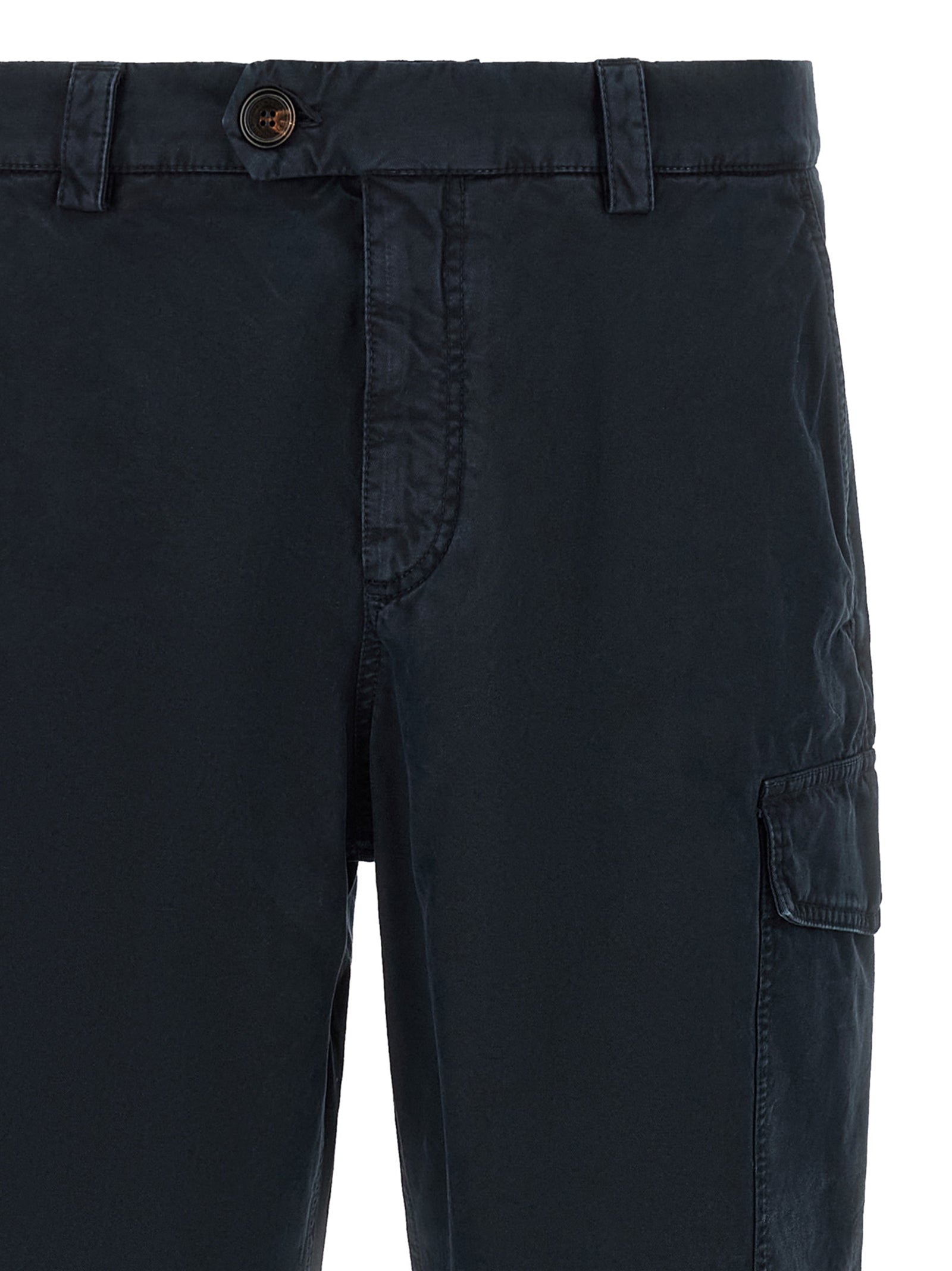 Brunello Cucinelli Zweifarbige Cargohose aus Baumwolle