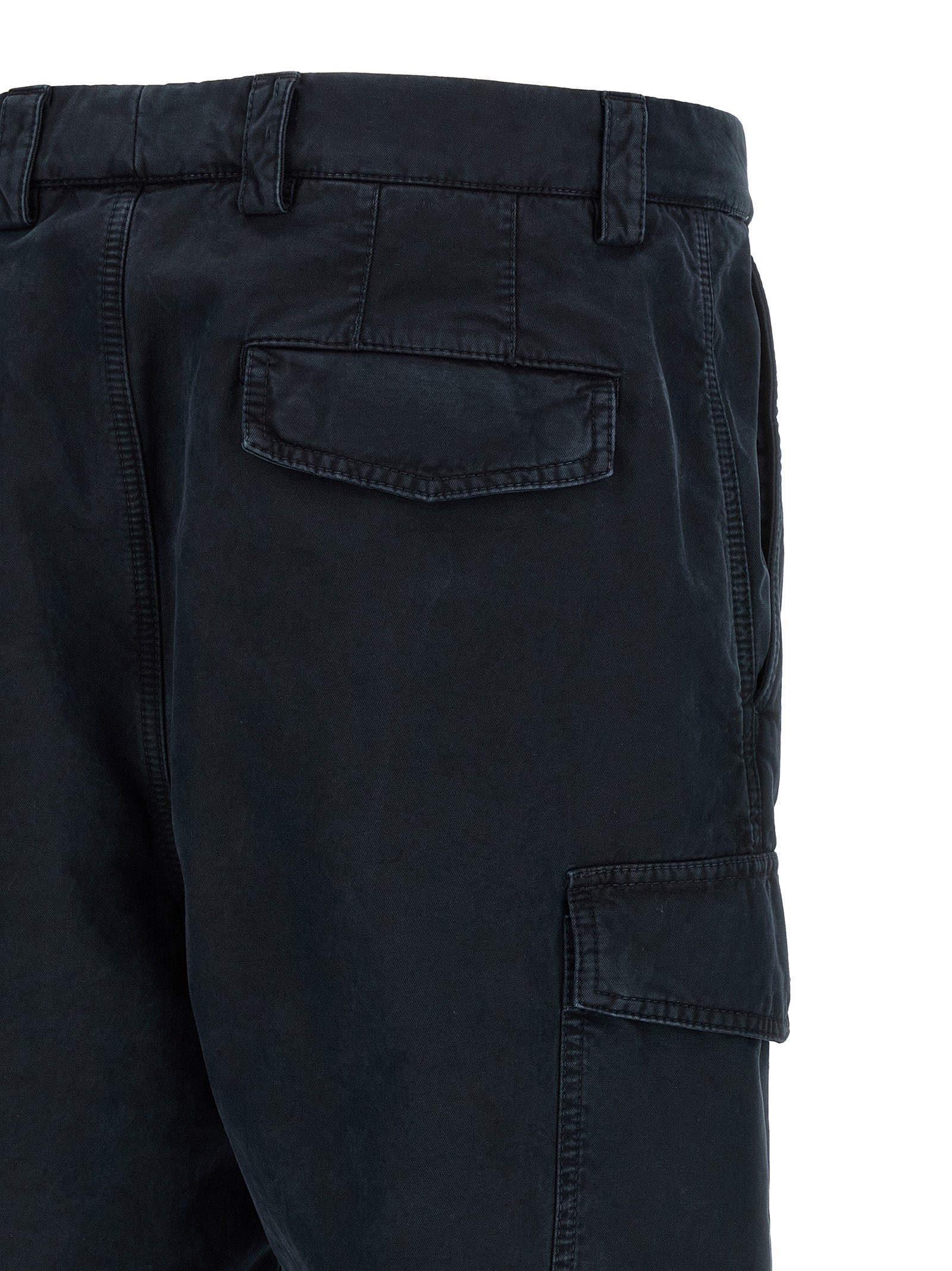 Brunello Cucinelli Zweifarbige Cargohose aus Baumwolle