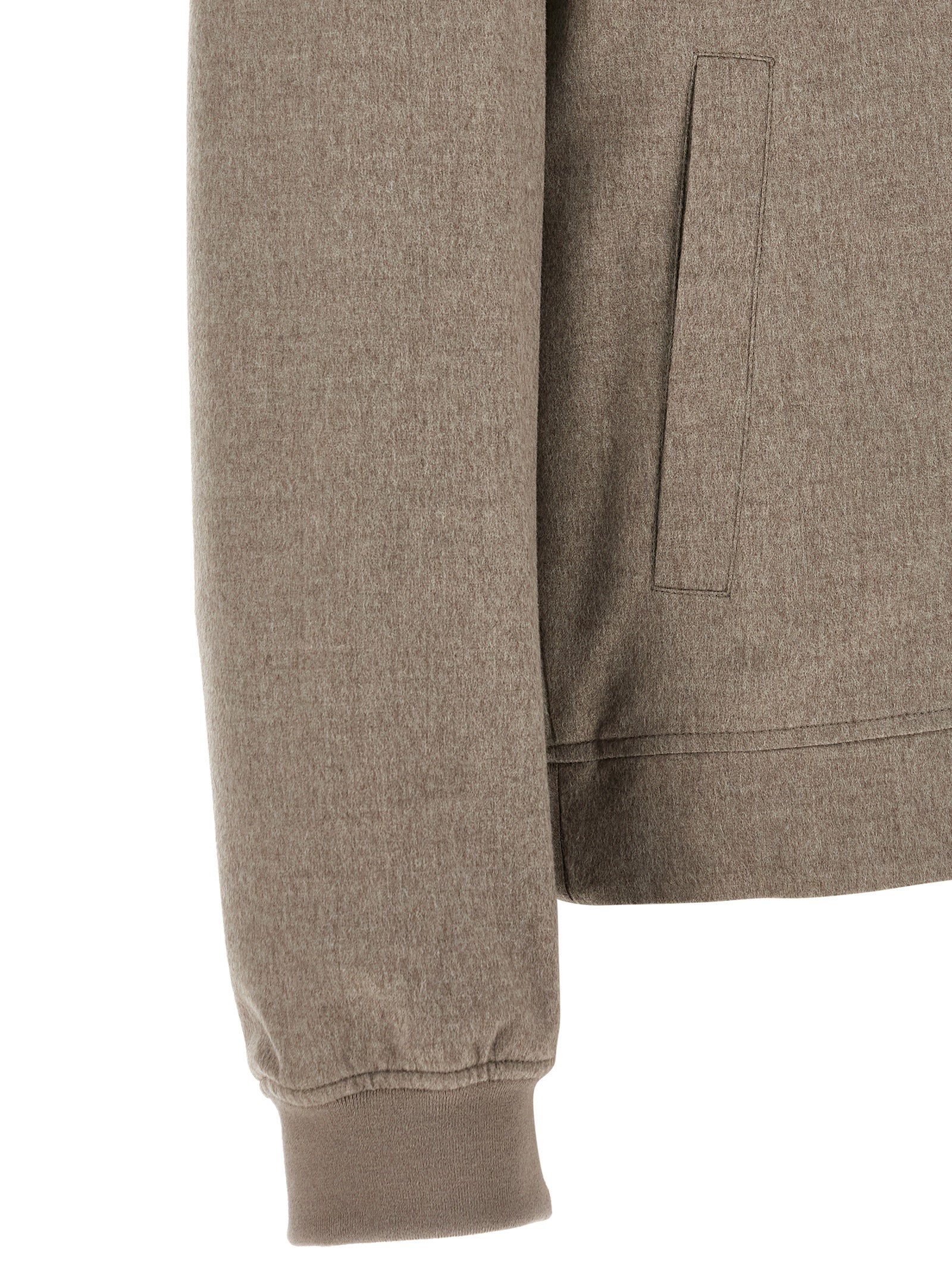 Brunello Cucinelli Grauer Kaschmir-Bomber