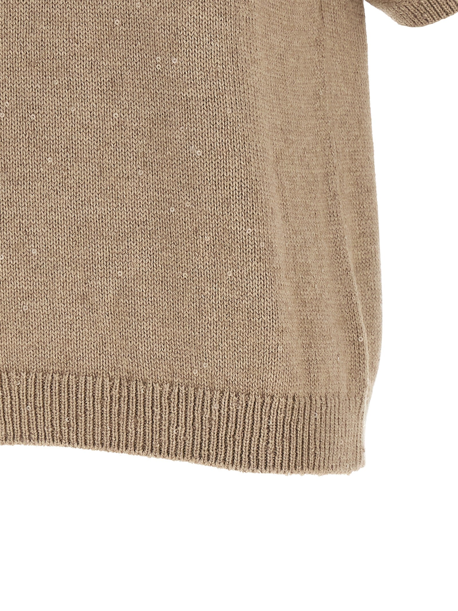 Brunello Cucinelli Beige Cashmere Cardigan