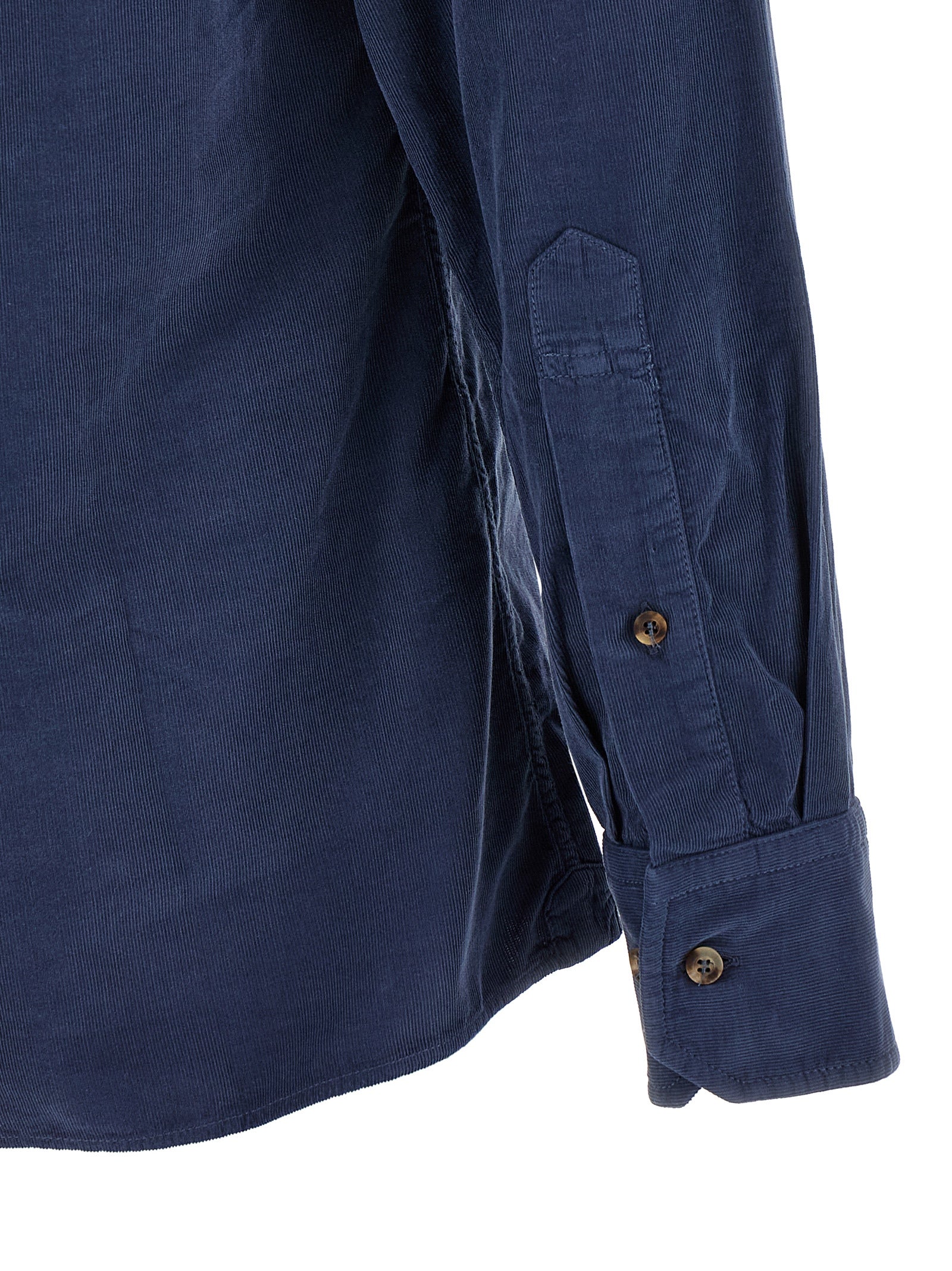 Brunello Cucinelli Blaue Baumwollbluse