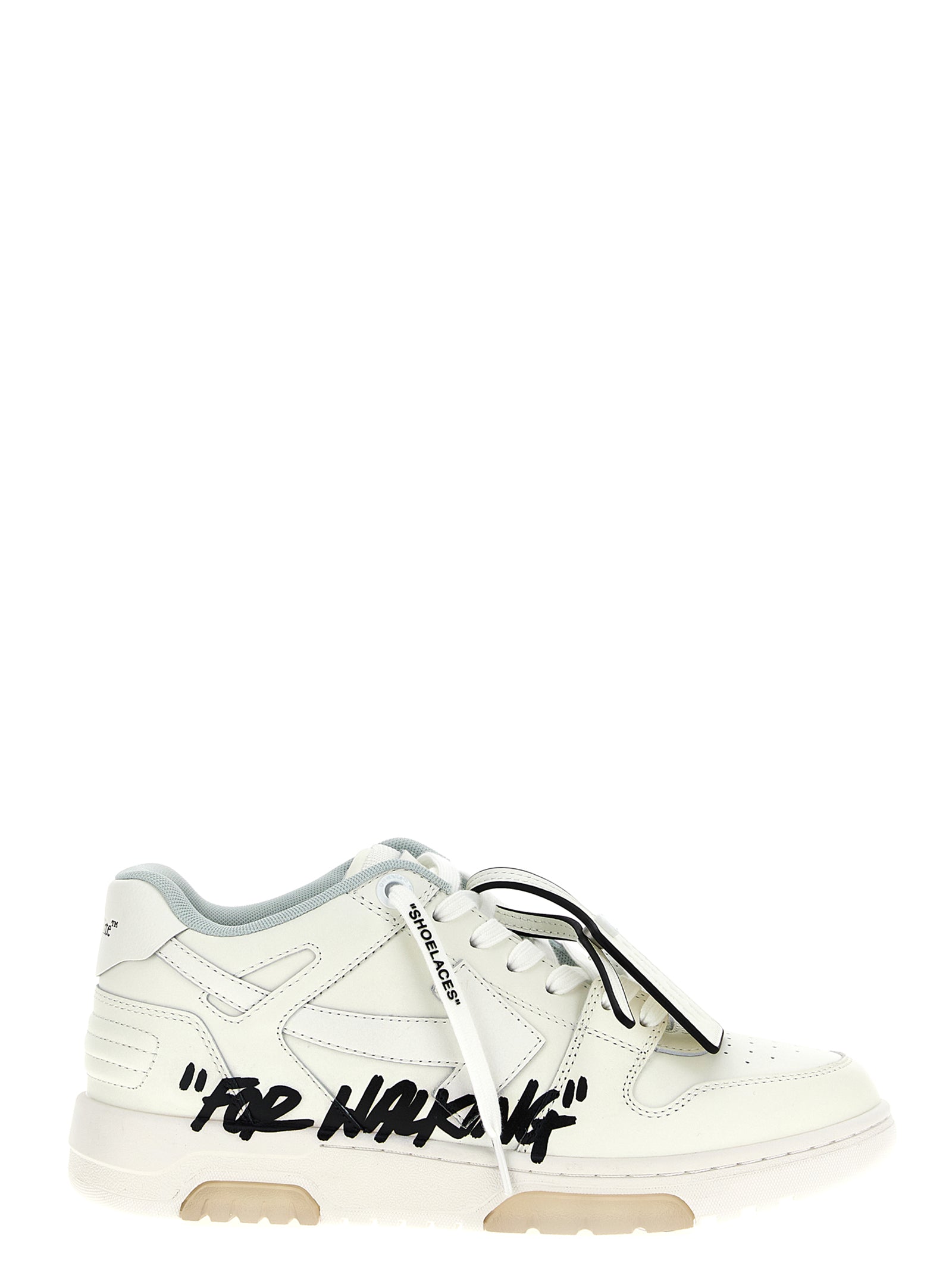 Off-White Zweifarbige Sneaker aus Rindsleder