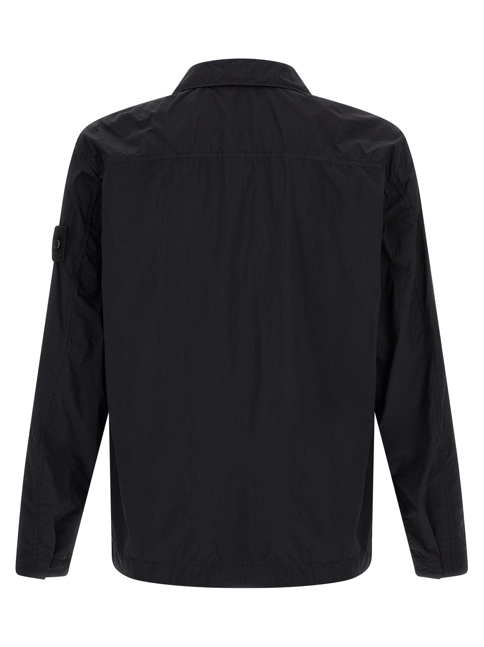 Stone Island Schwarze Polyamid-Bluse