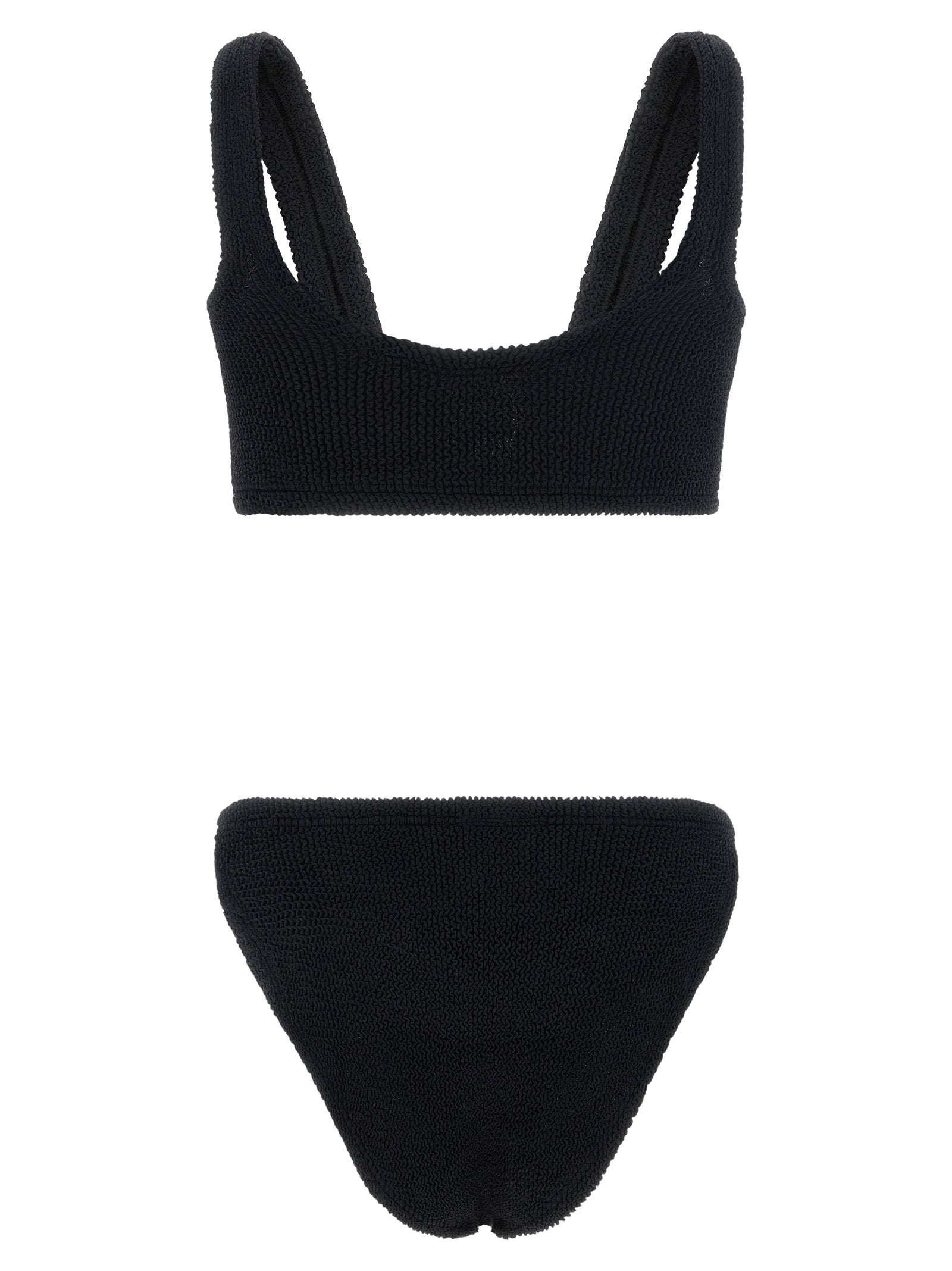 Hunza G Schwarzer Bikini aus Polyamid