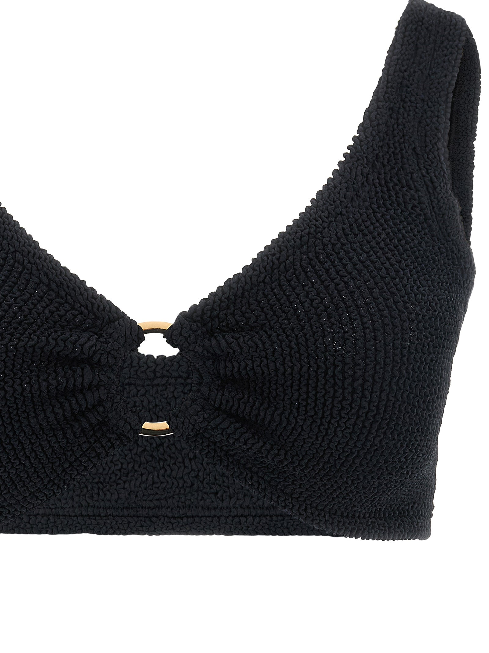 Hunza G Schwarzer Bikini aus Polyamid