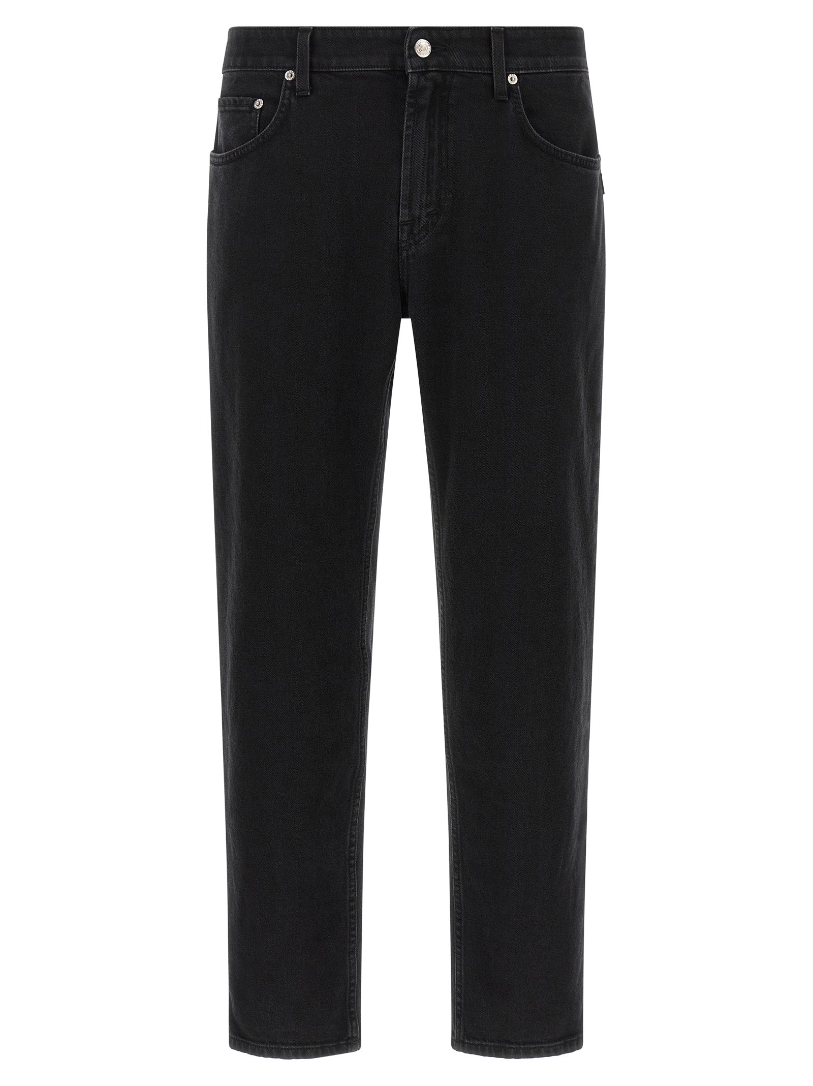 Department 5 Schwarze Cropped Jeans aus Baumwolle