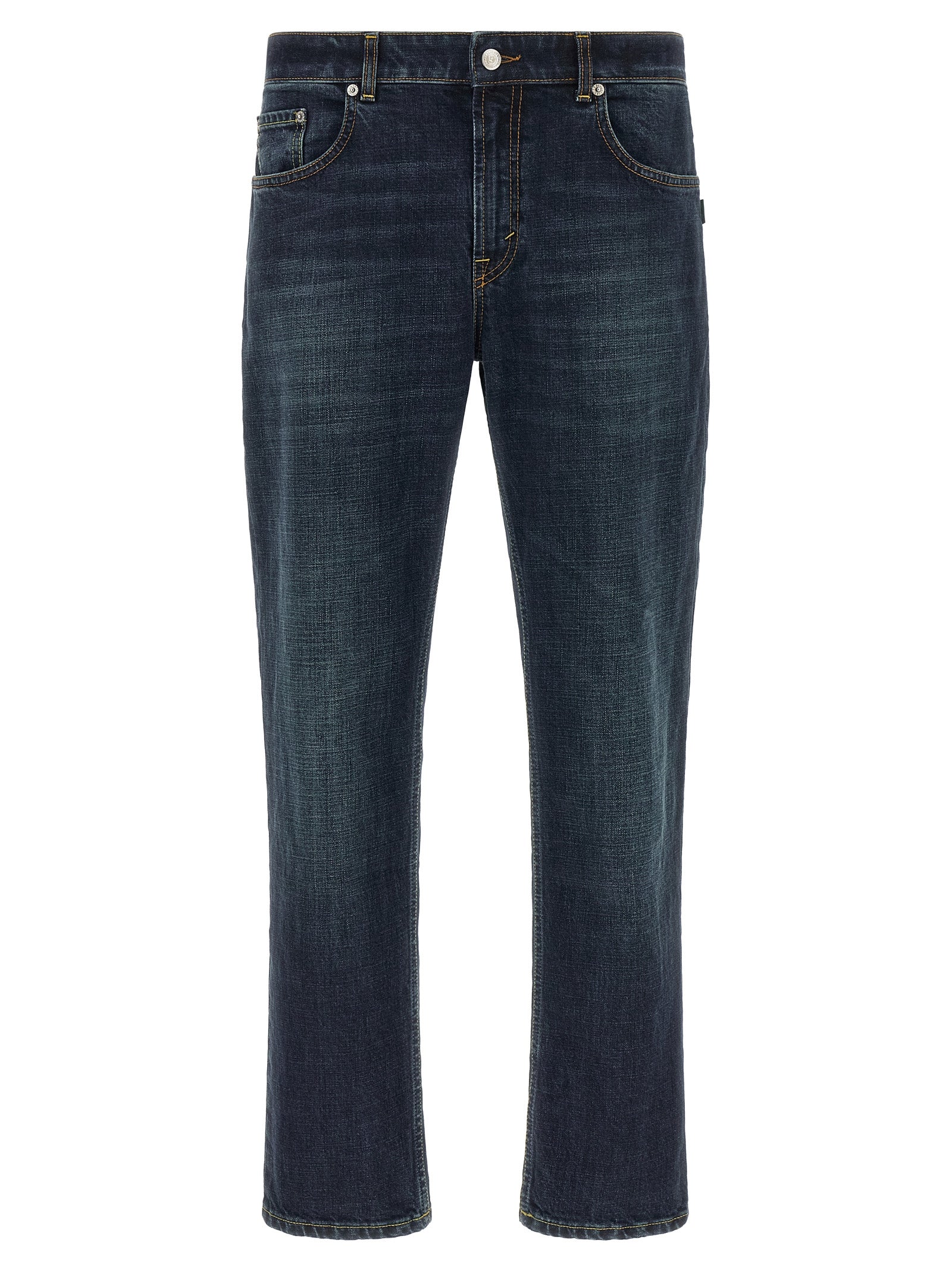Department 5 Blaue Cropped Jeans aus Baumwolle
