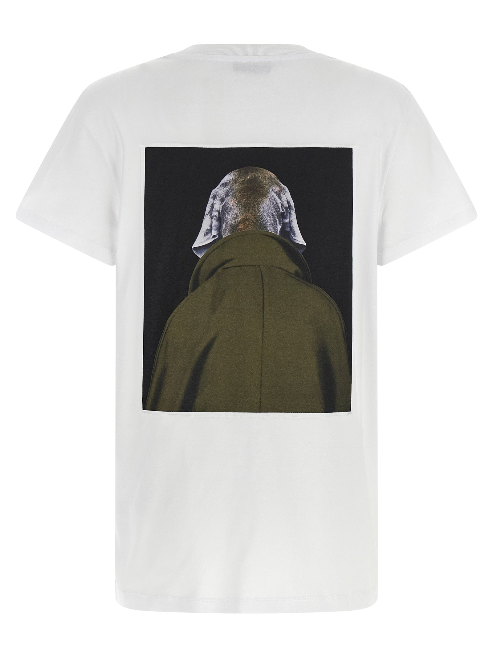 Max Mara Weißes Baumwoll-T-Shirt