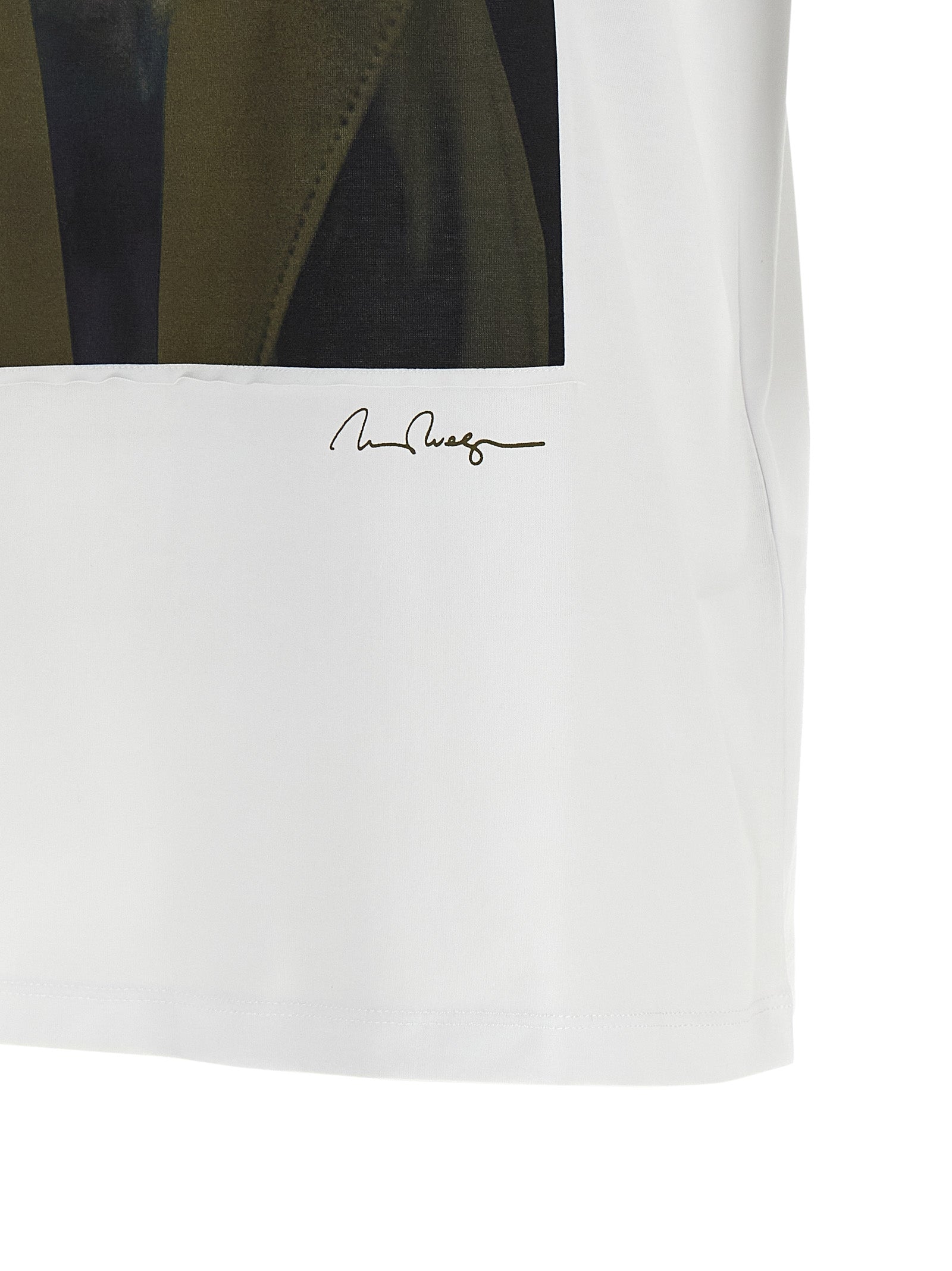 Max Mara Weißes Baumwoll-T-Shirt