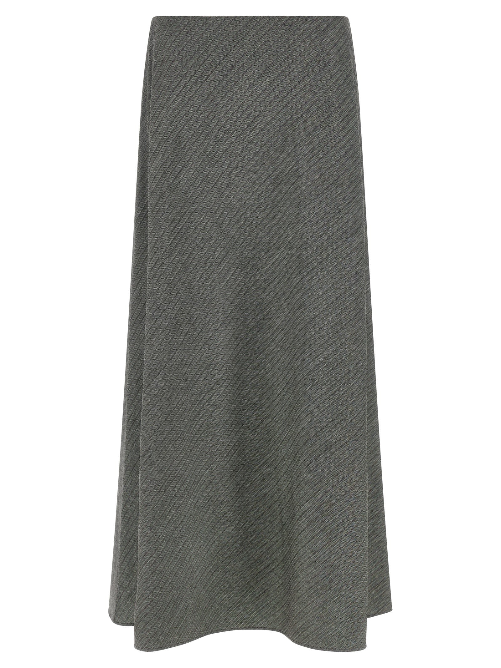 Alberta Ferretti Grauer Minirock aus Viskose