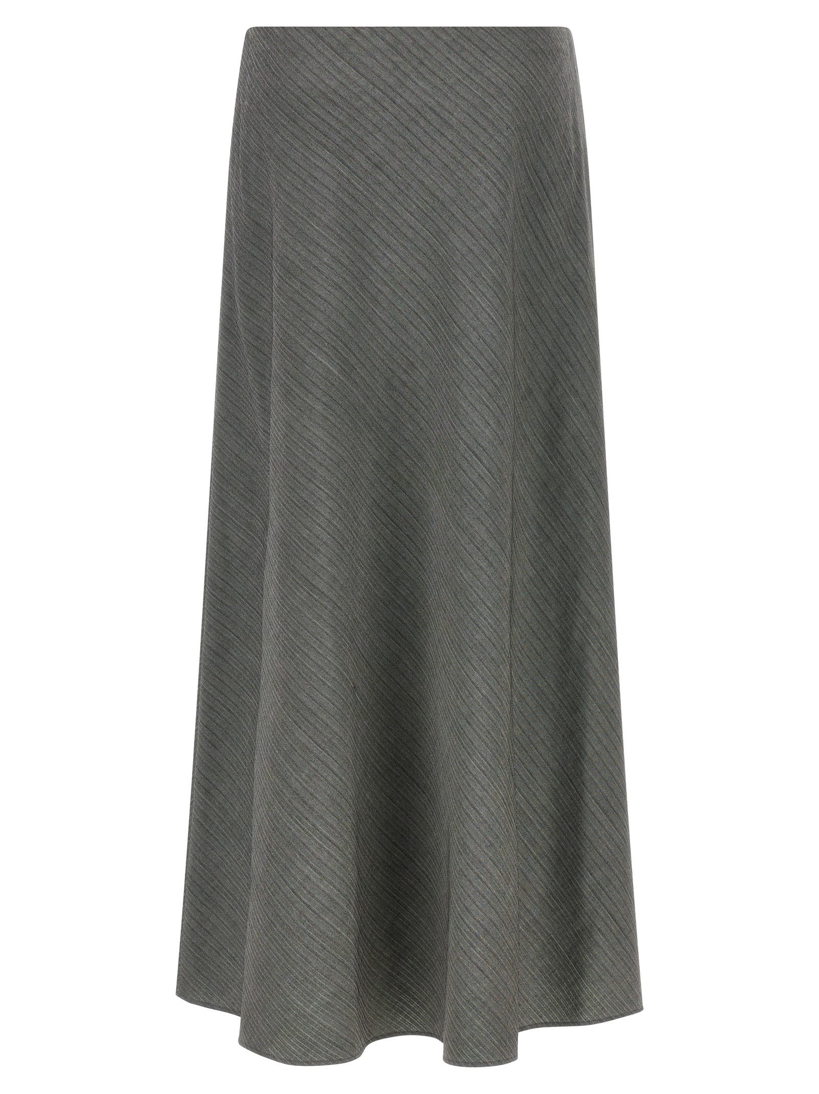 Alberta Ferretti Grauer Minirock aus Viskose