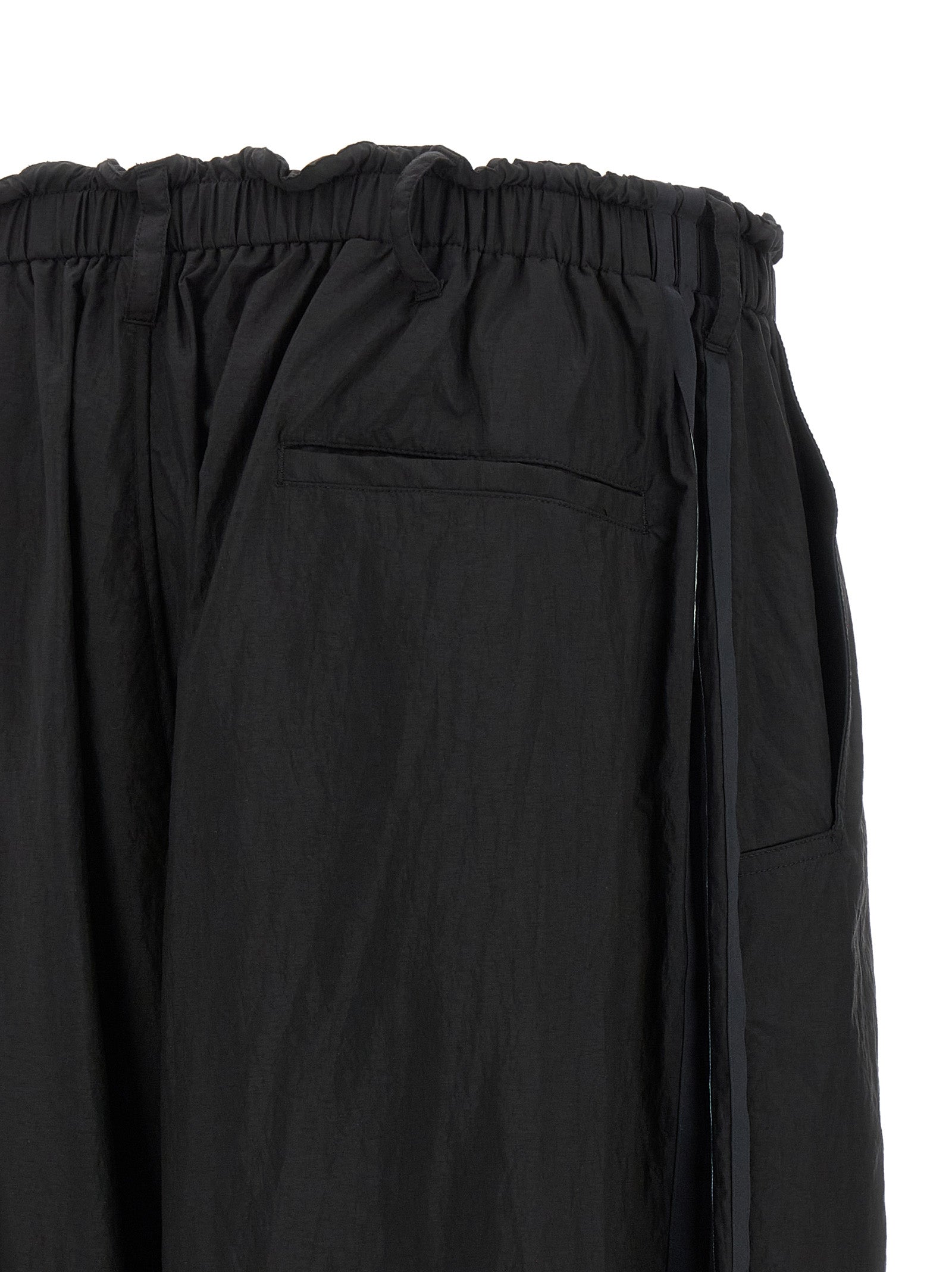 Y-3 Schwarze Cargohose aus Nylon