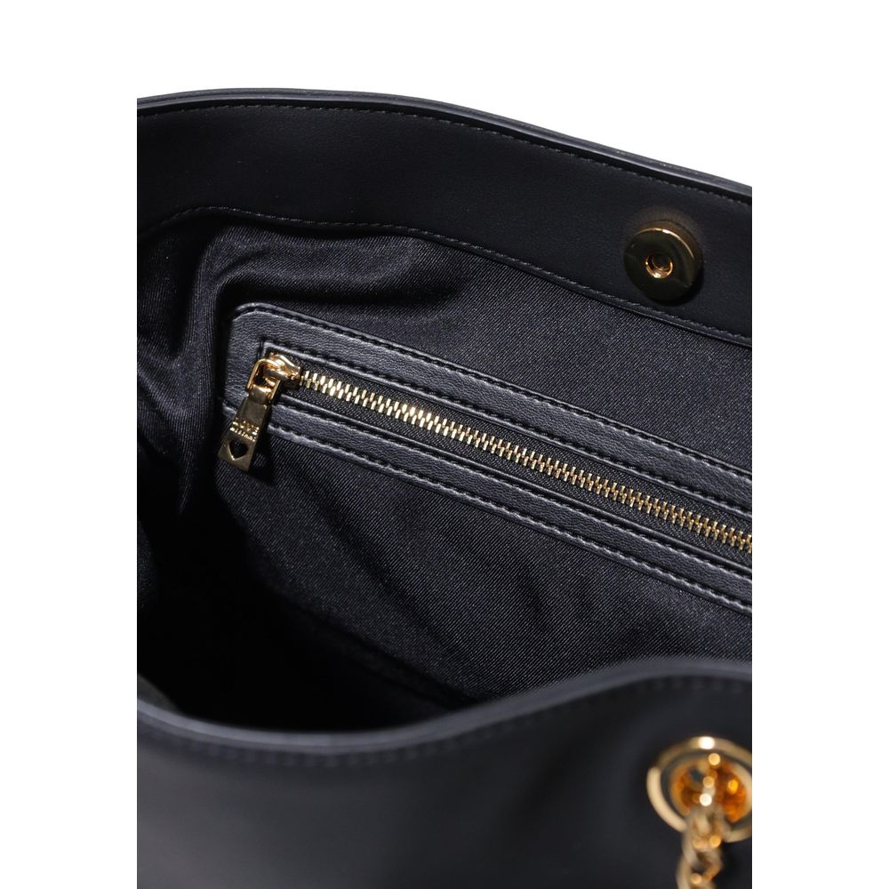 Love Moschino Schwarze Handtasche aus Polyester