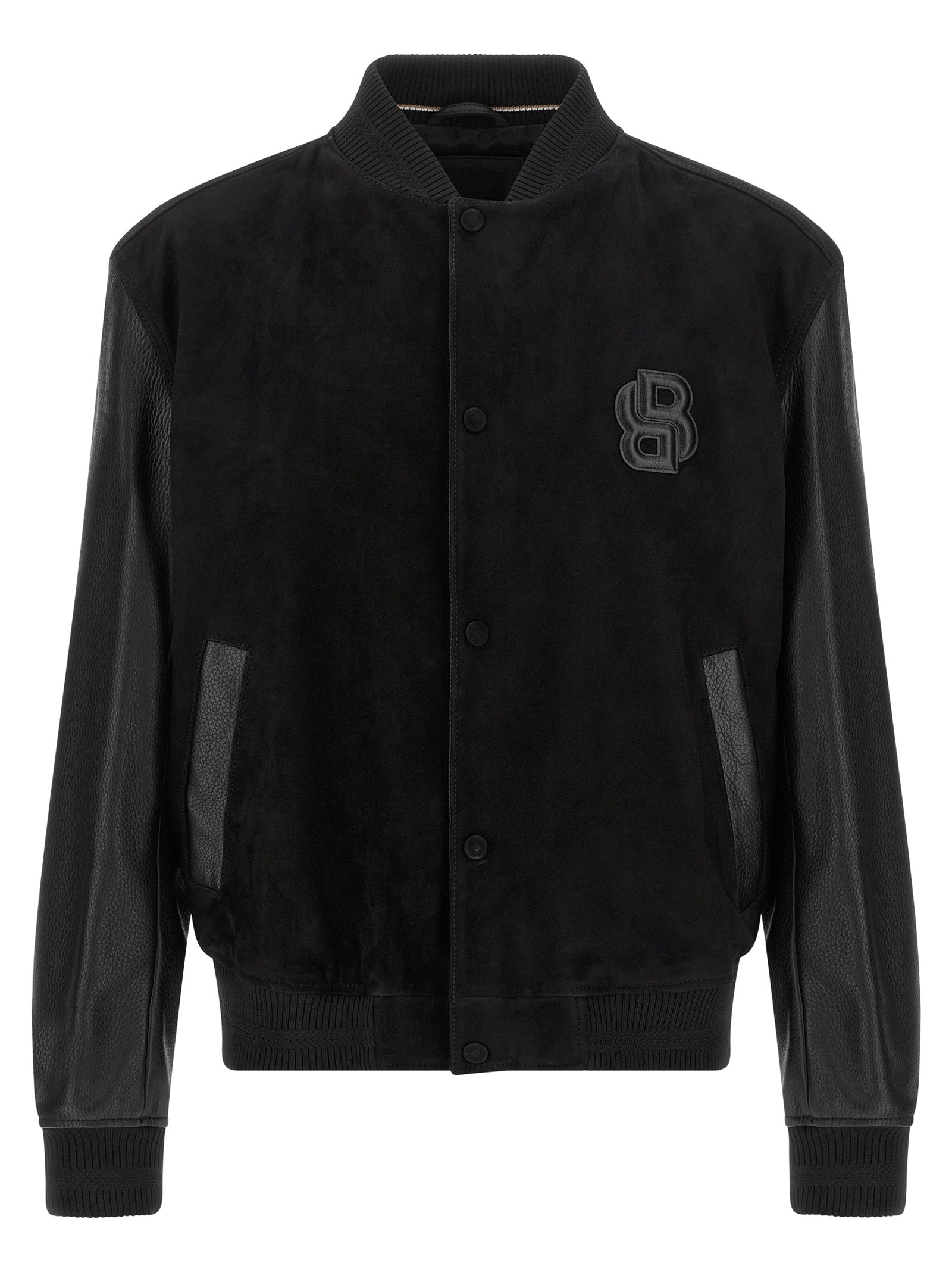 Hugo Boss Schwarzer Bomber aus Polyester