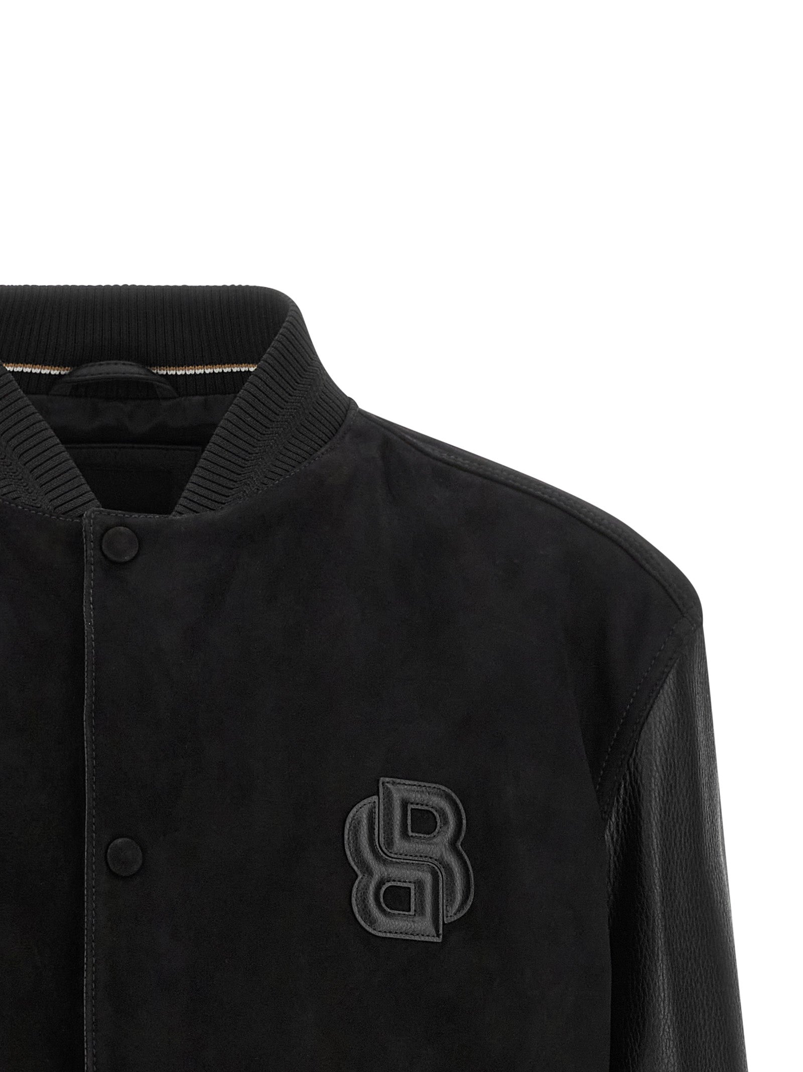 Hugo Boss Schwarzer Bomber aus Polyester