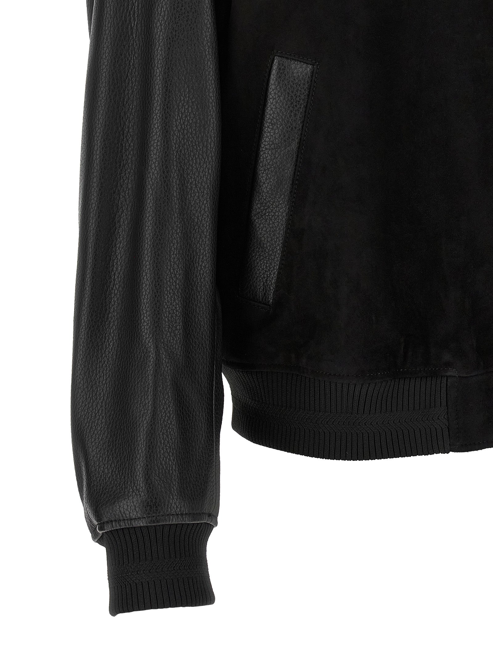 Hugo Boss Schwarzer Bomber aus Polyester