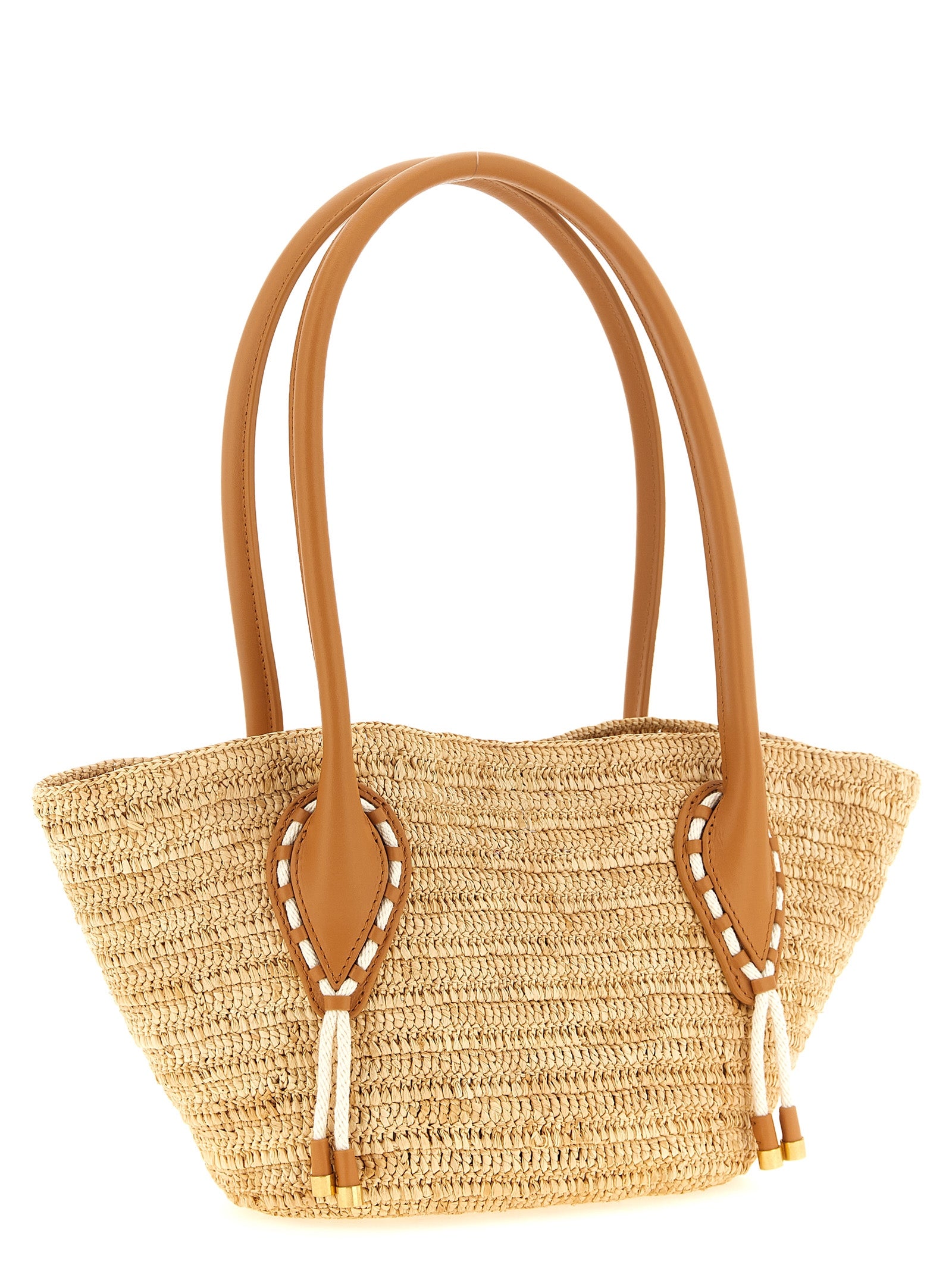 Christian Louboutin Beige Raffia Shopper