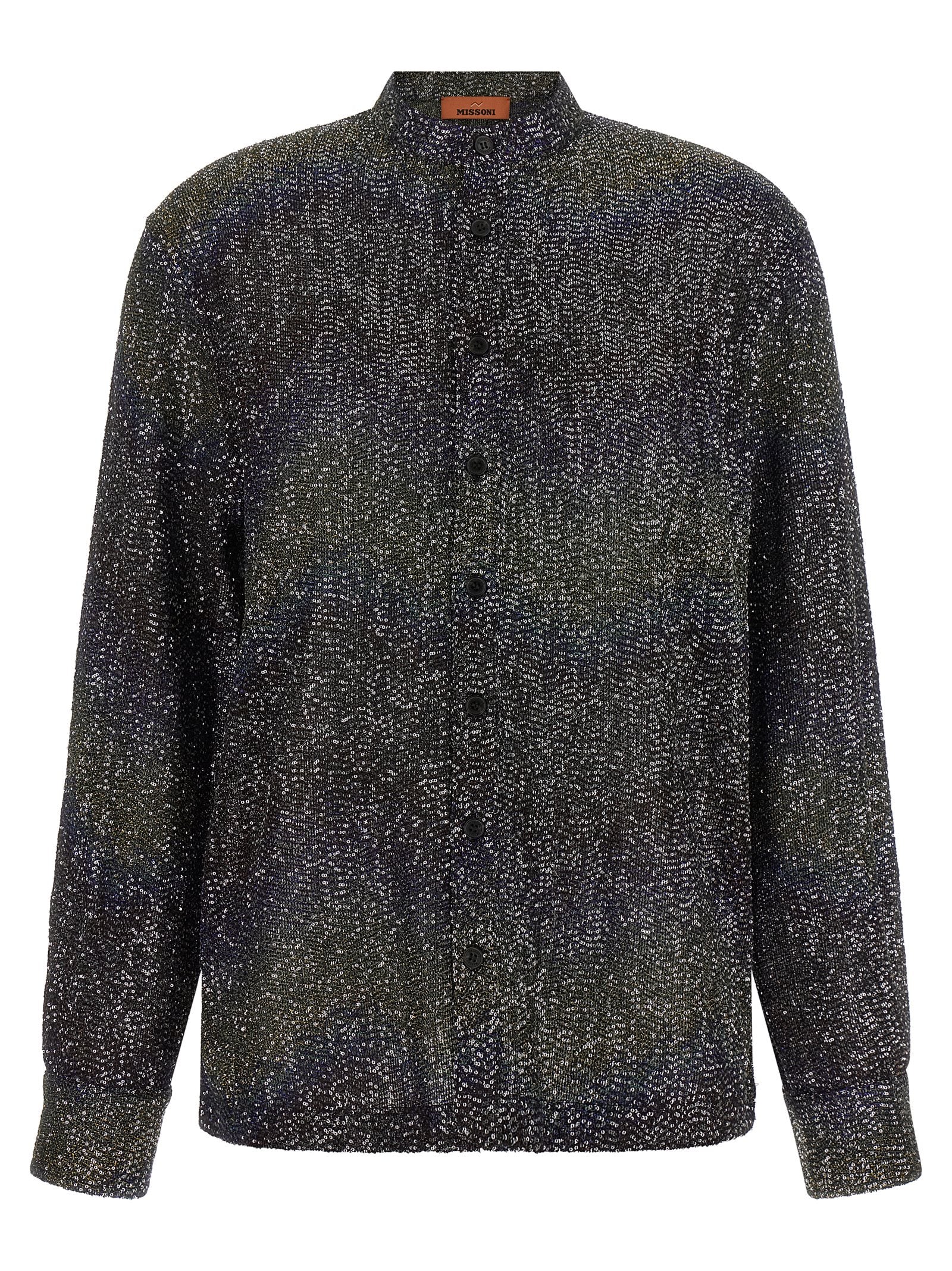 Missoni Mehrfarbige Strickjacke aus Polyamid