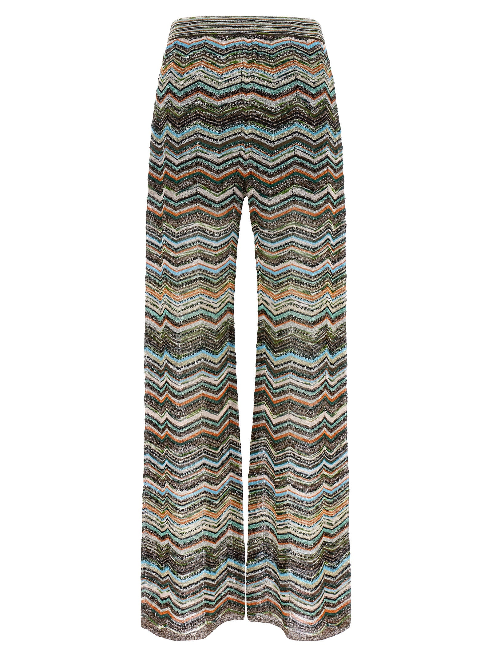 Missoni Mehrfarbige Hose aus Viskose mit ausgestelltem Bein