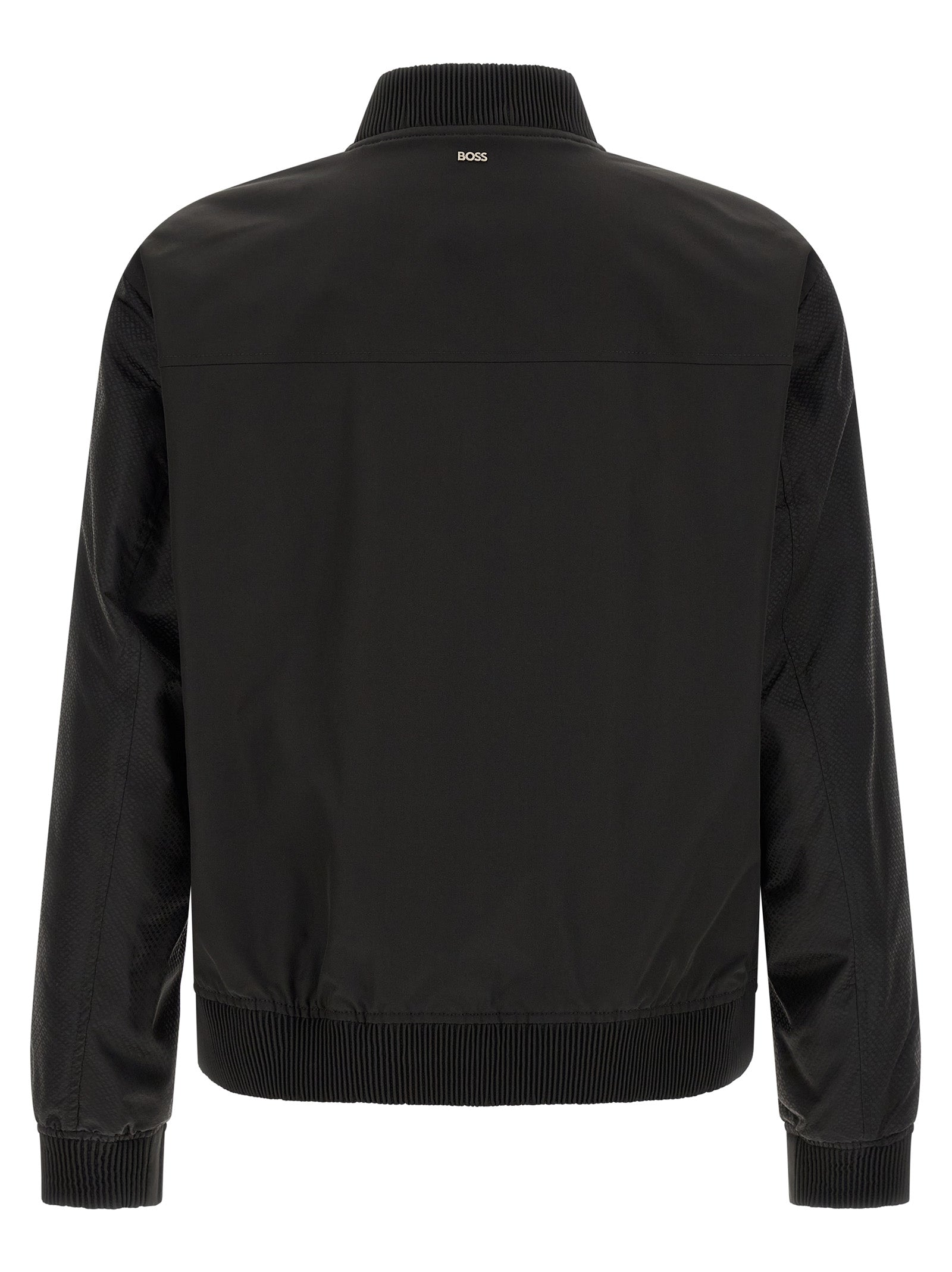 Hugo Boss Schwarzer Bomber aus Polyester