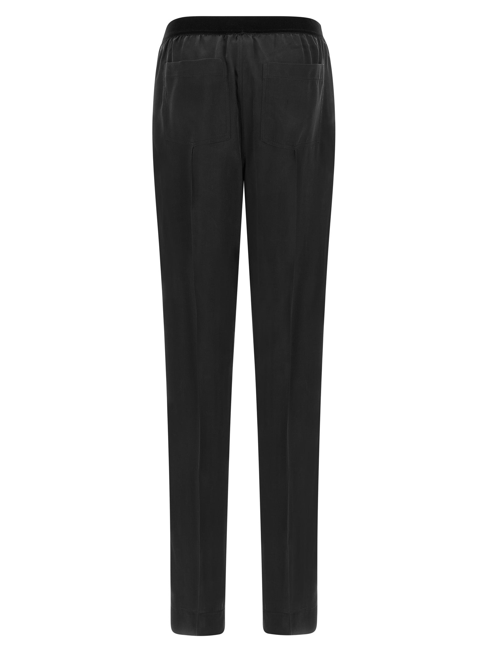 Tom Ford Schwarze Seidenhose Nachtwäsche