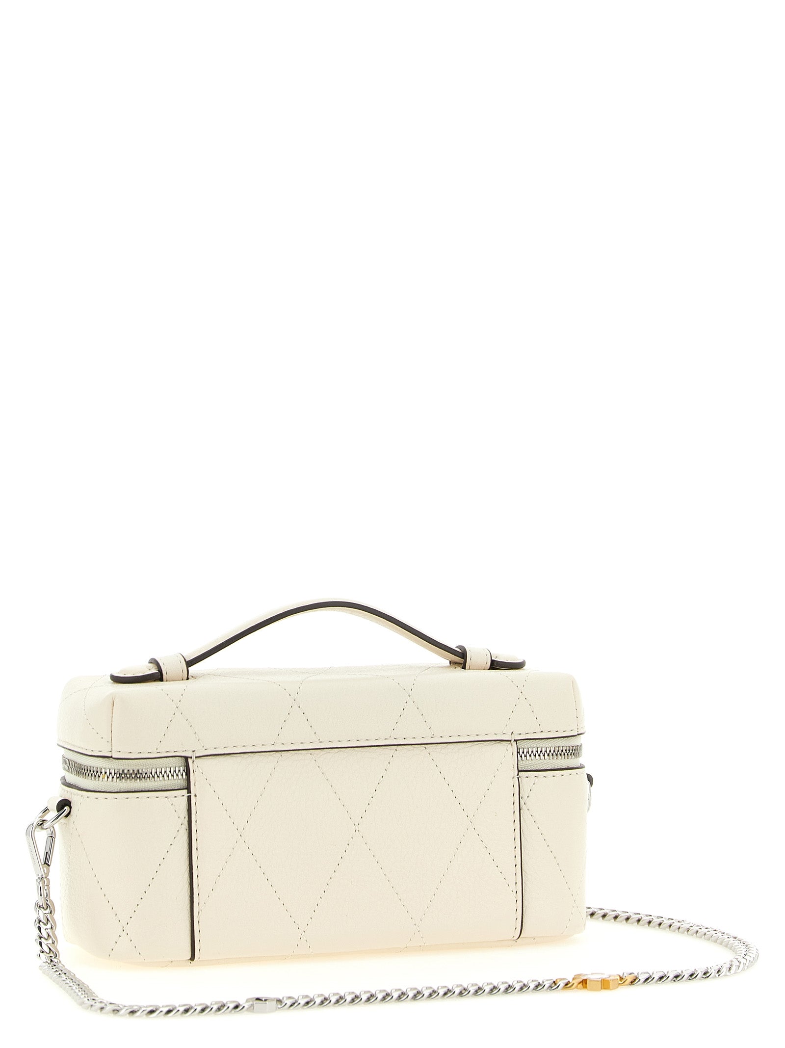 Tory Burch Weiße Umhängetasche aus Kuhfell