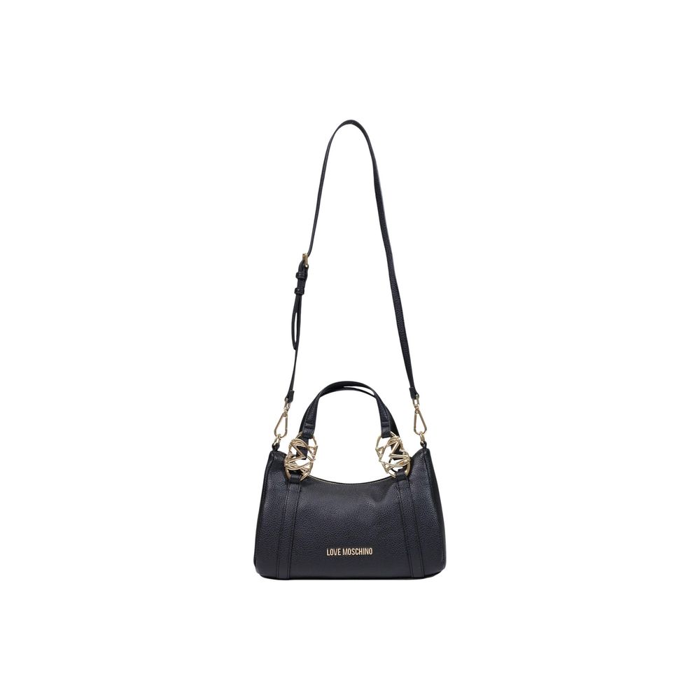Love Moschino Schwarze Handtasche aus Polyethylen
