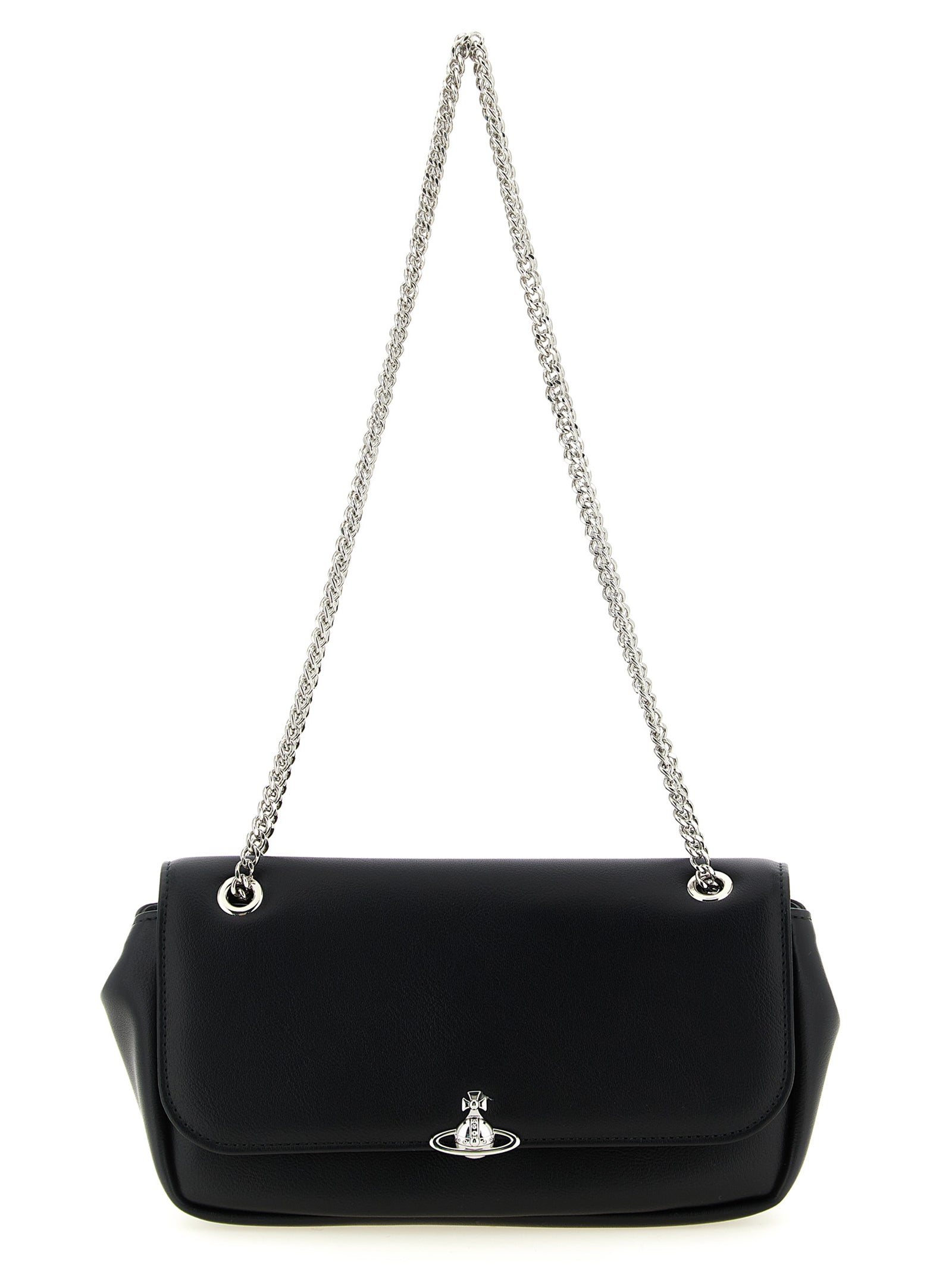 Vivienne Westwood Schwarze Crossbody-Tasche aus Polyester