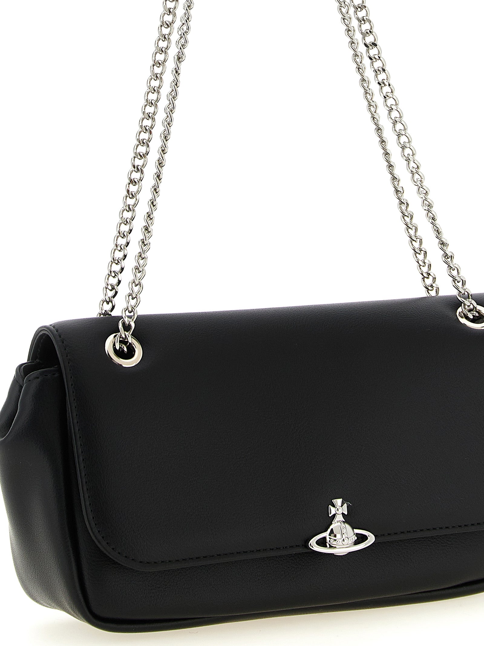 Vivienne Westwood Schwarze Crossbody-Tasche aus Polyester