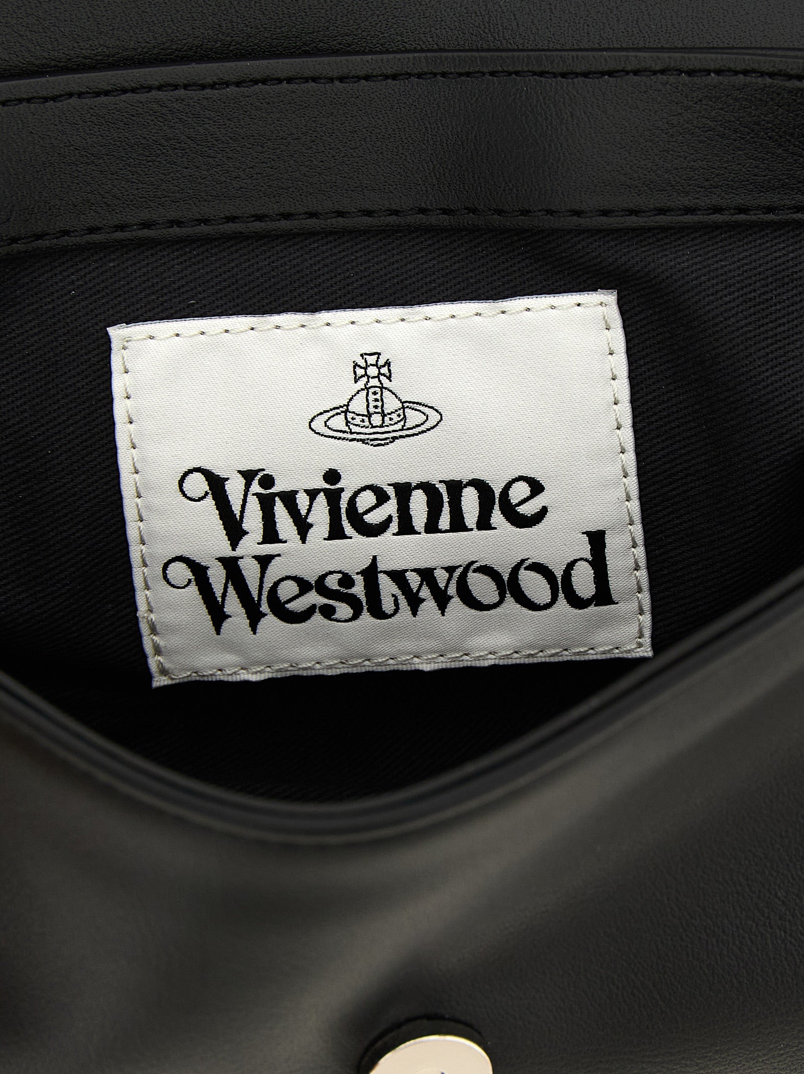 Vivienne Westwood Schwarze Crossbody-Tasche aus Polyester