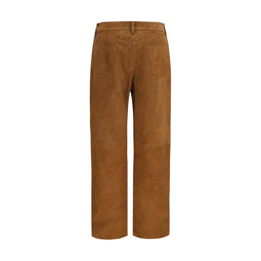 Magda Butrym Braune Lammlederhose