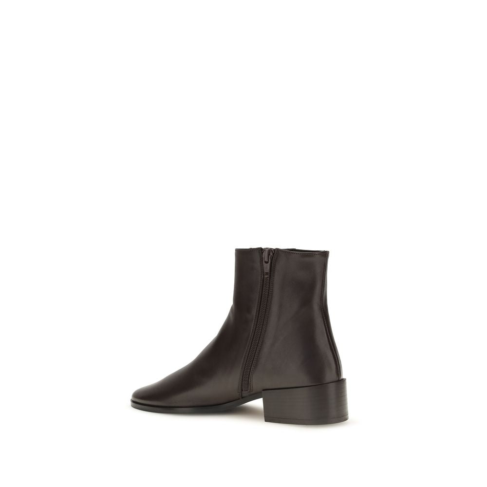 Dear Frances Braune Ankle Boots aus Kalbsleder Bos Taurus