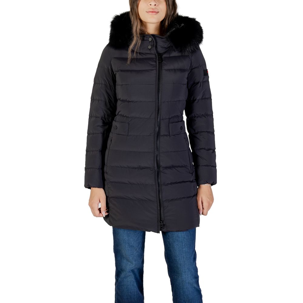 Peuterey Schwarzer Parka aus Polyamid