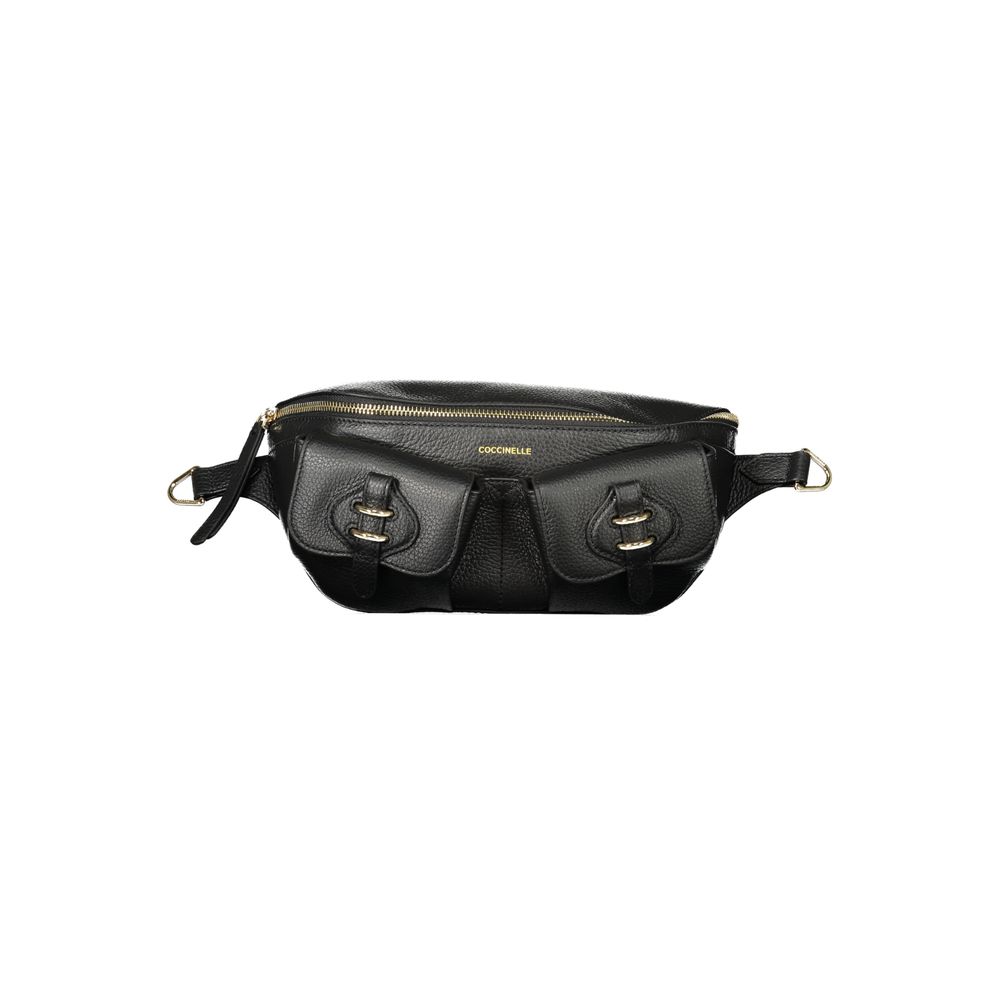 Coccinelle Schwarze Lederhandtasche