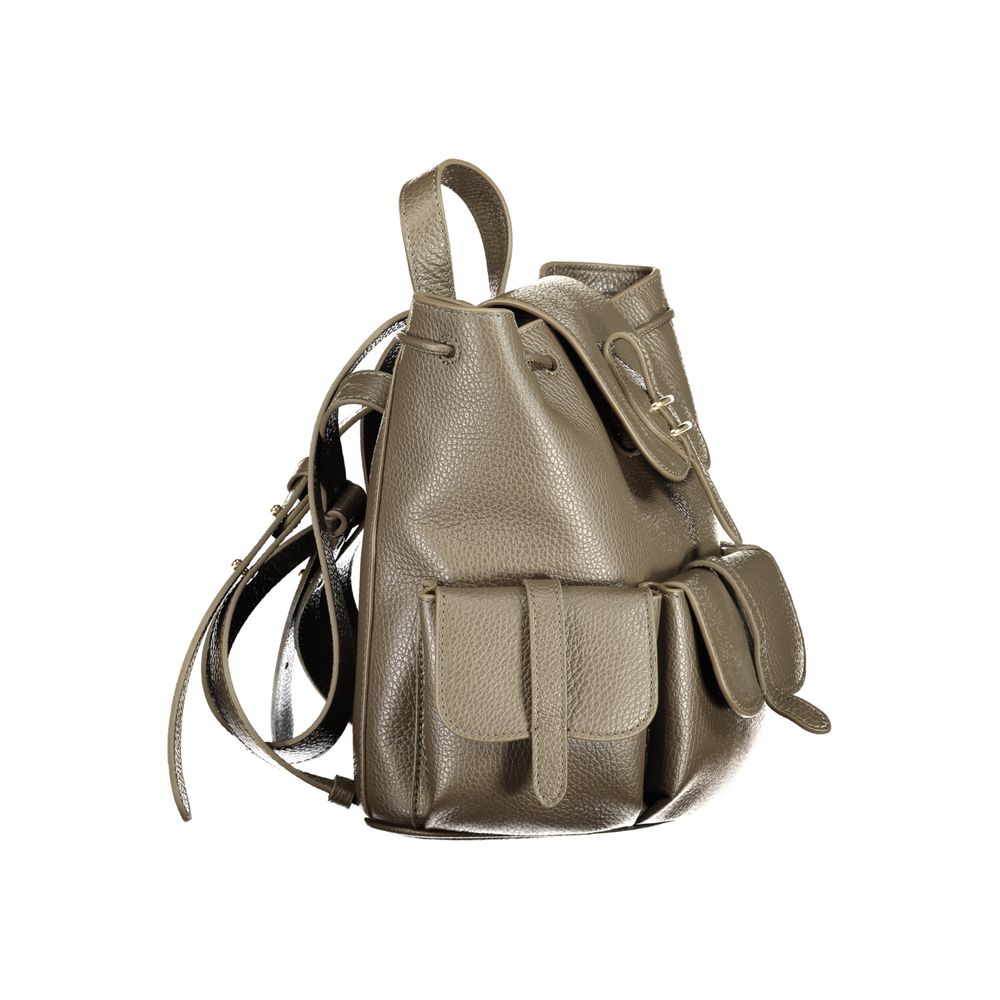 Coccinelle Brauner Lederrucksack