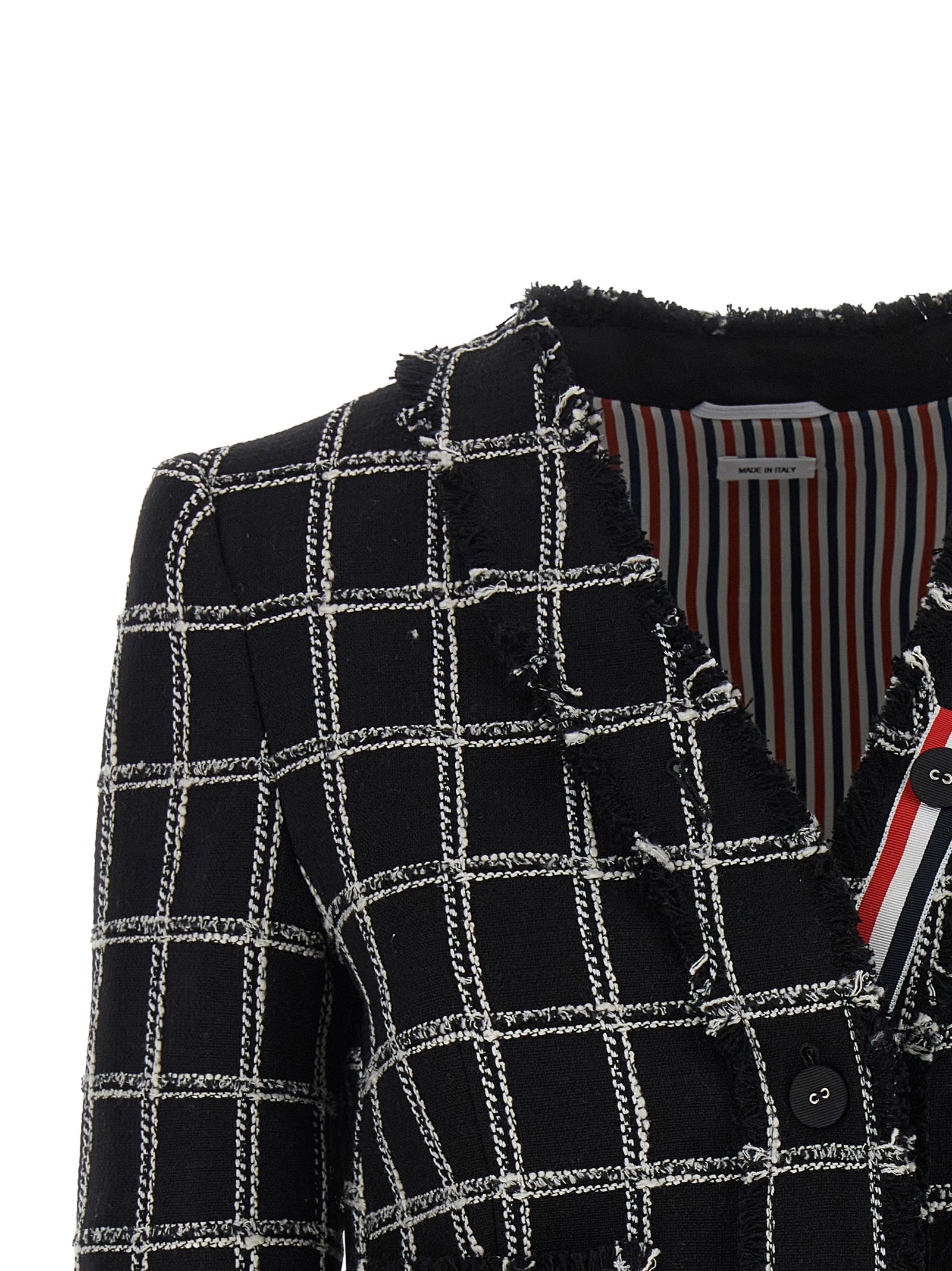 Thom Browne Lila Baumwollblazer