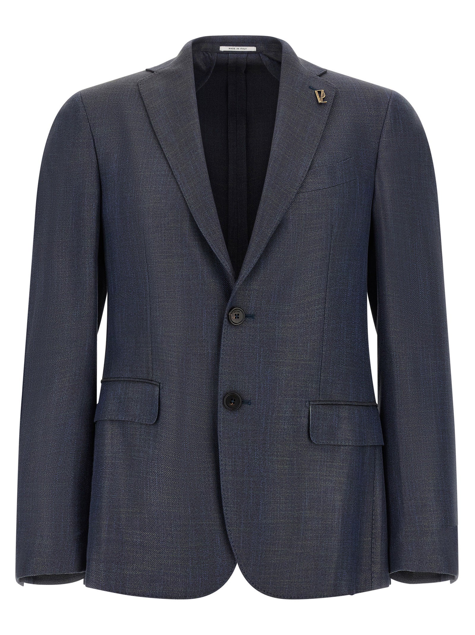 Pal Zileri Blauer Viskose-Blazer