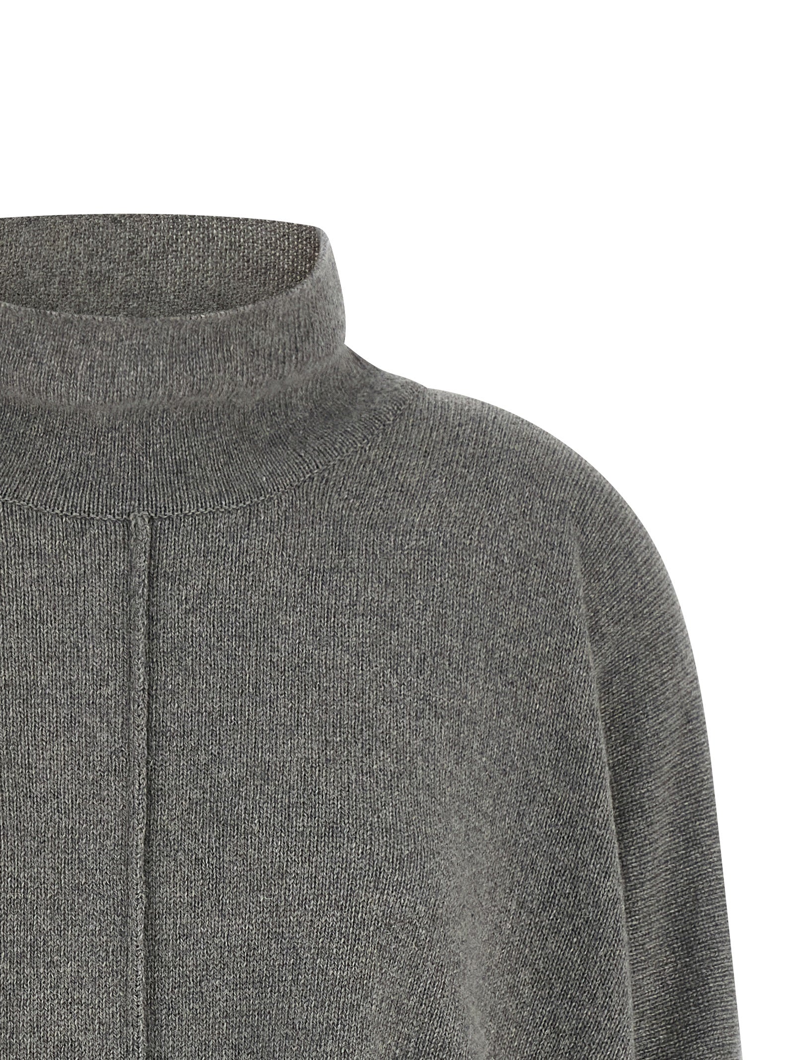 Alberta Ferretti Grauer Kaschmir-Strickjacke