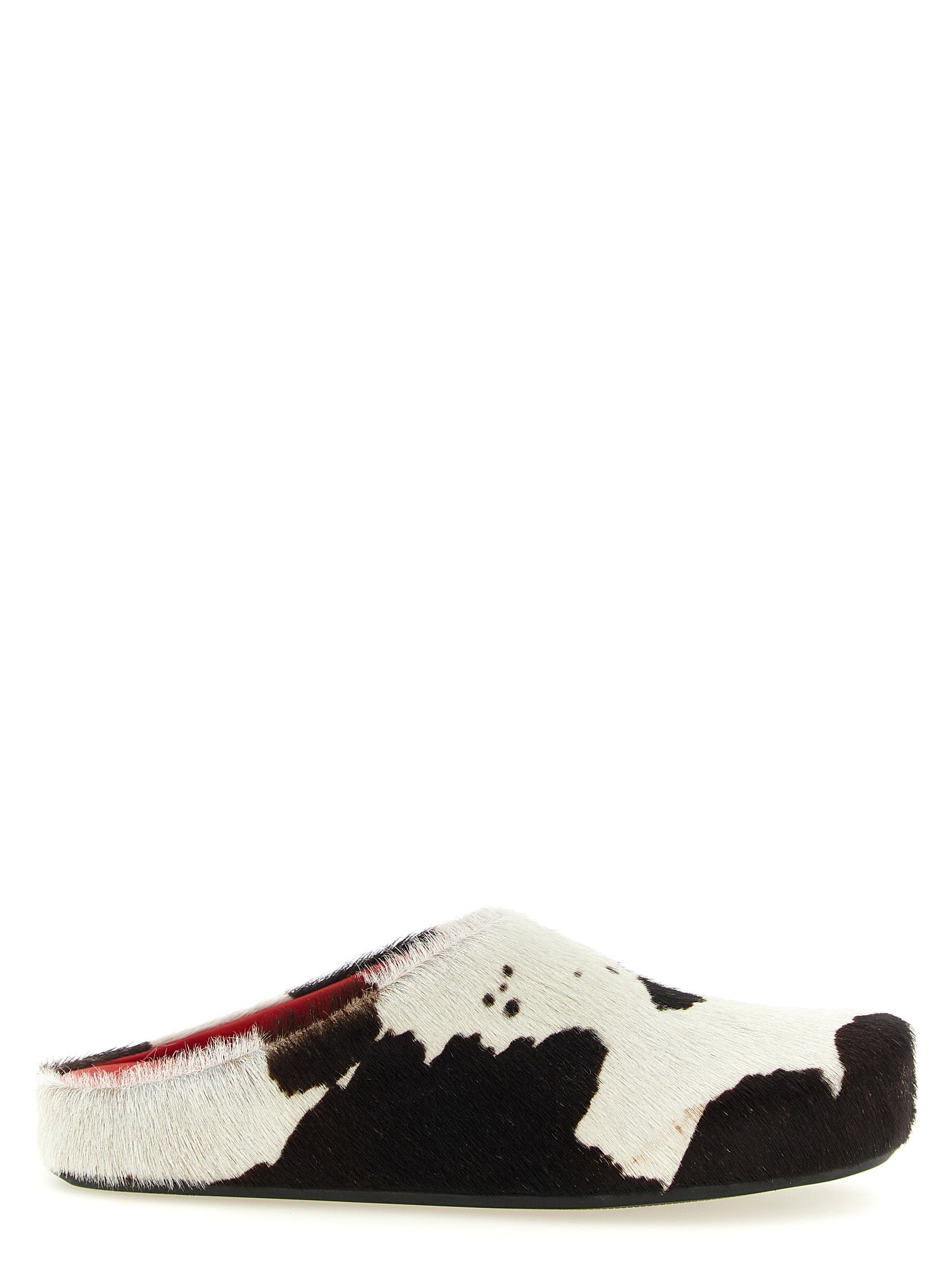 Marni Clogs aus mehrfarbigem Kalbsleder